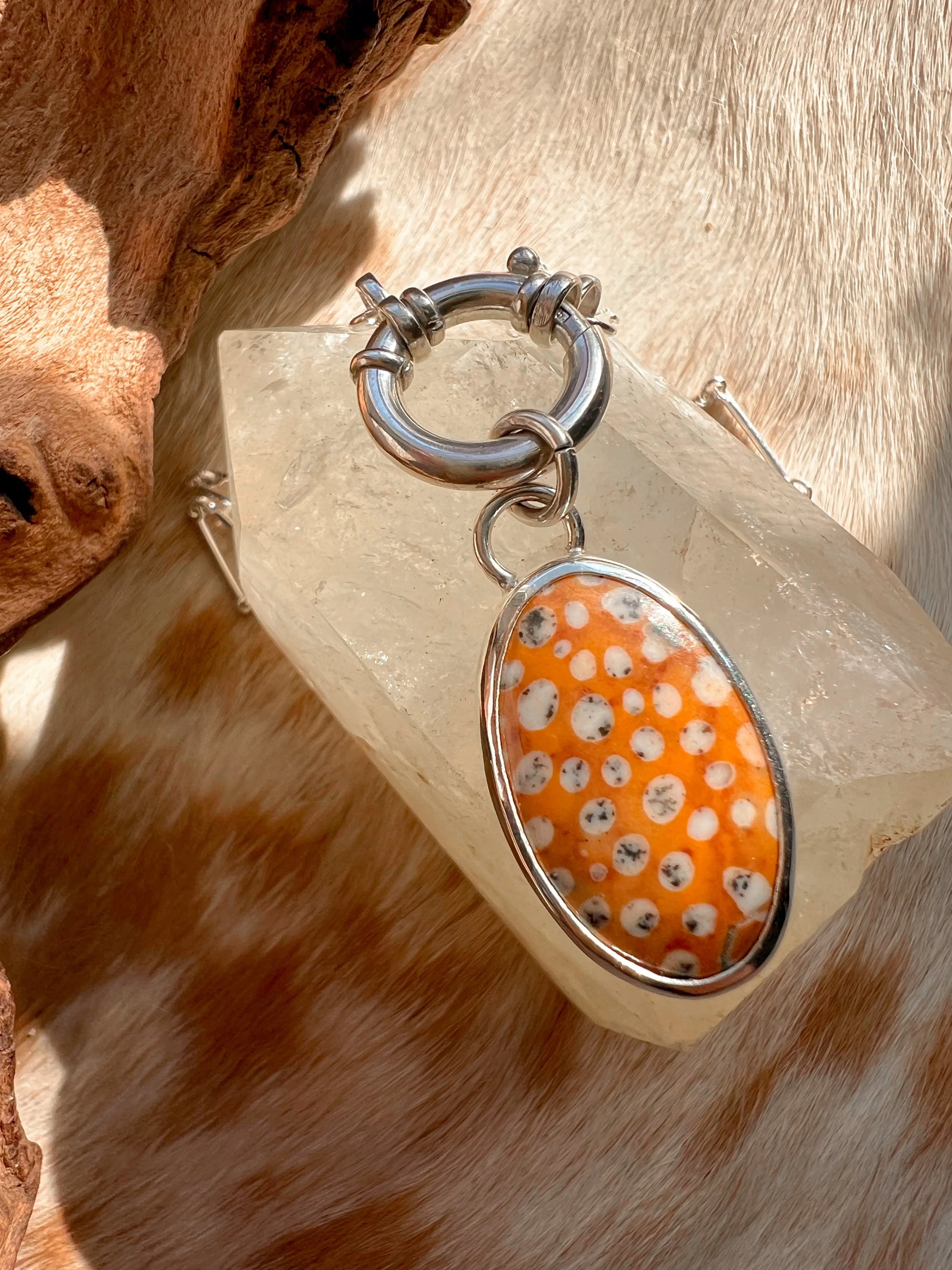 Fawn Skin Jasper Necklace