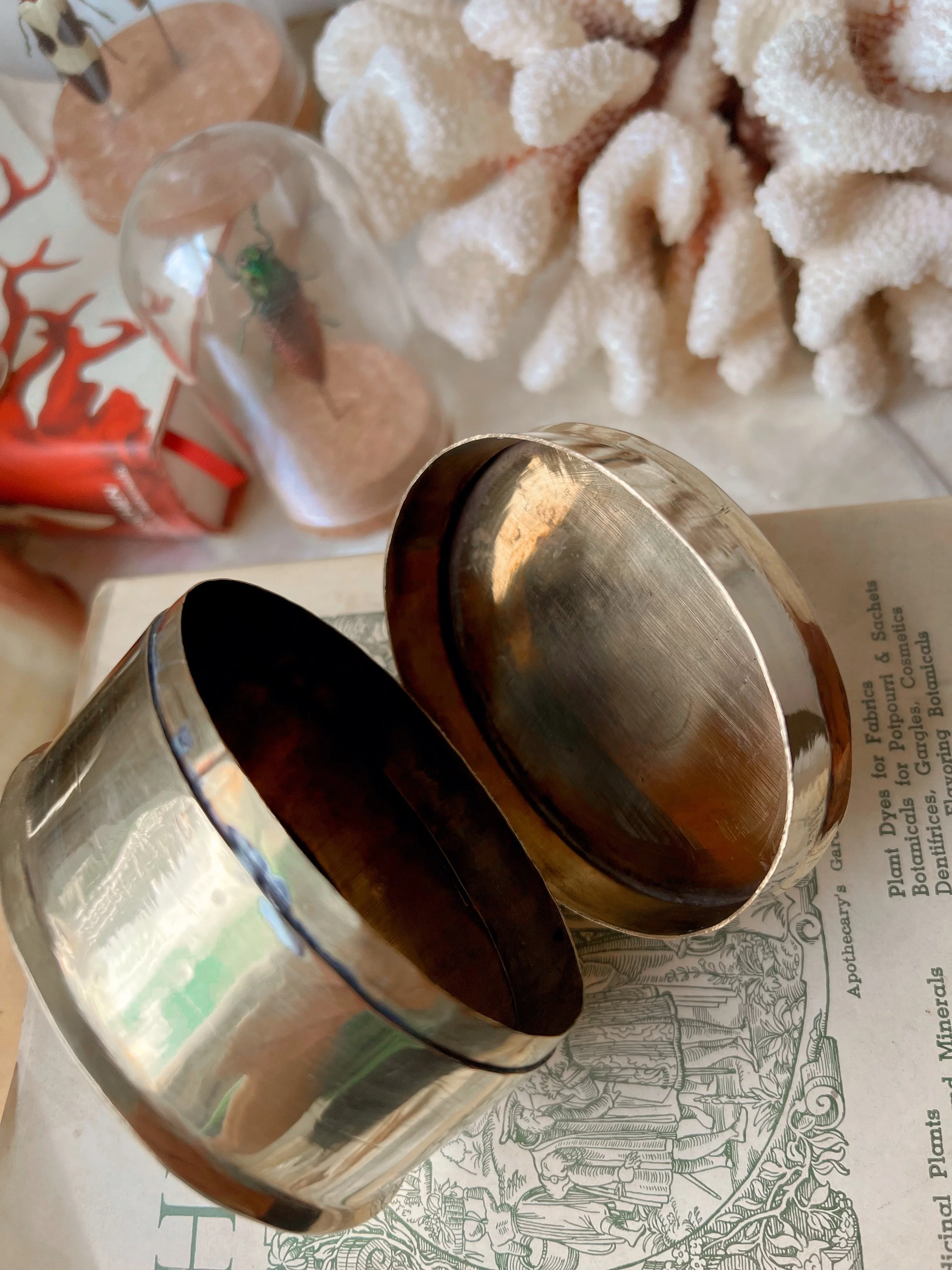 Vintage brass box