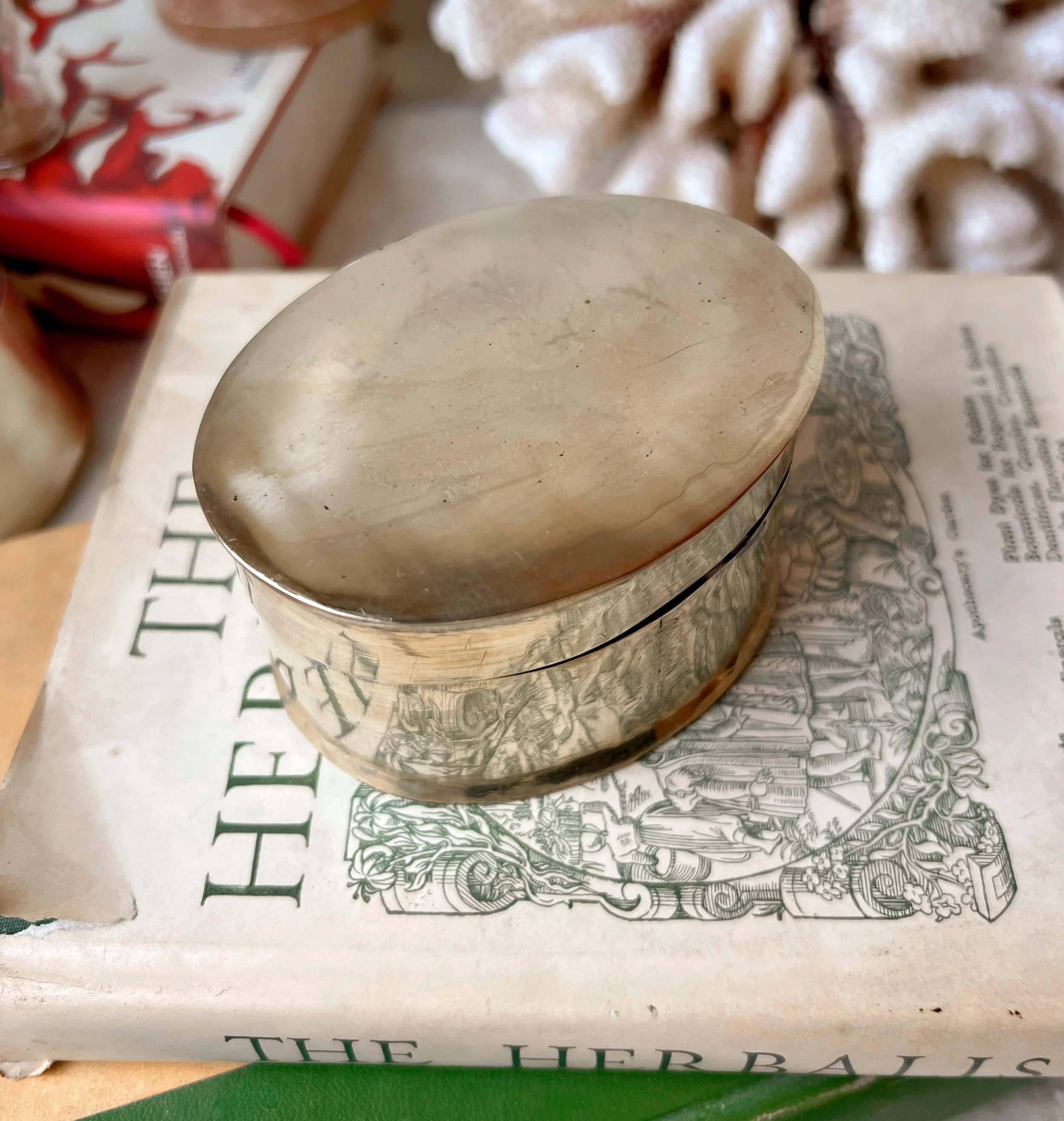 Vintage brass box
