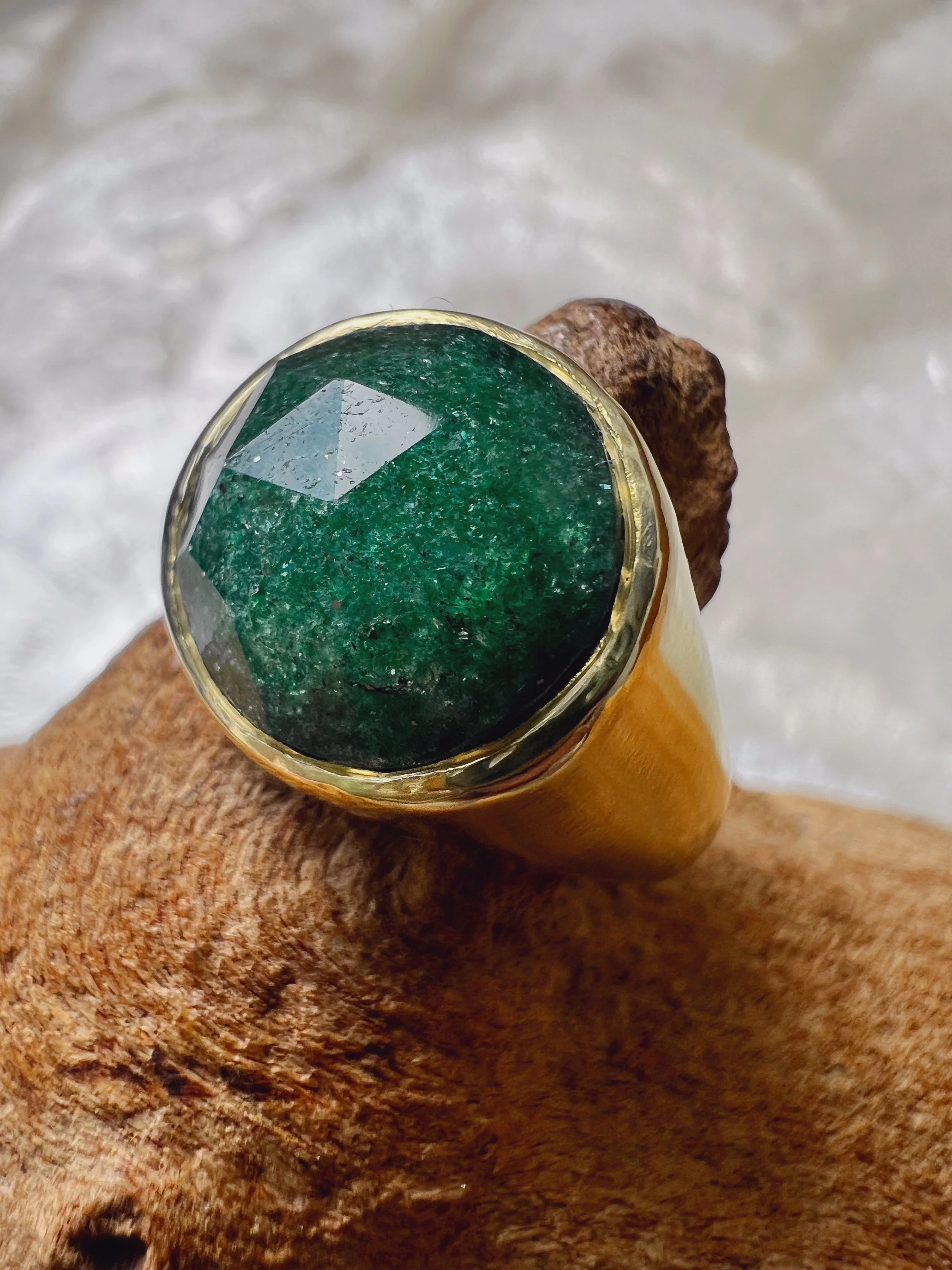 gemstone signet ring