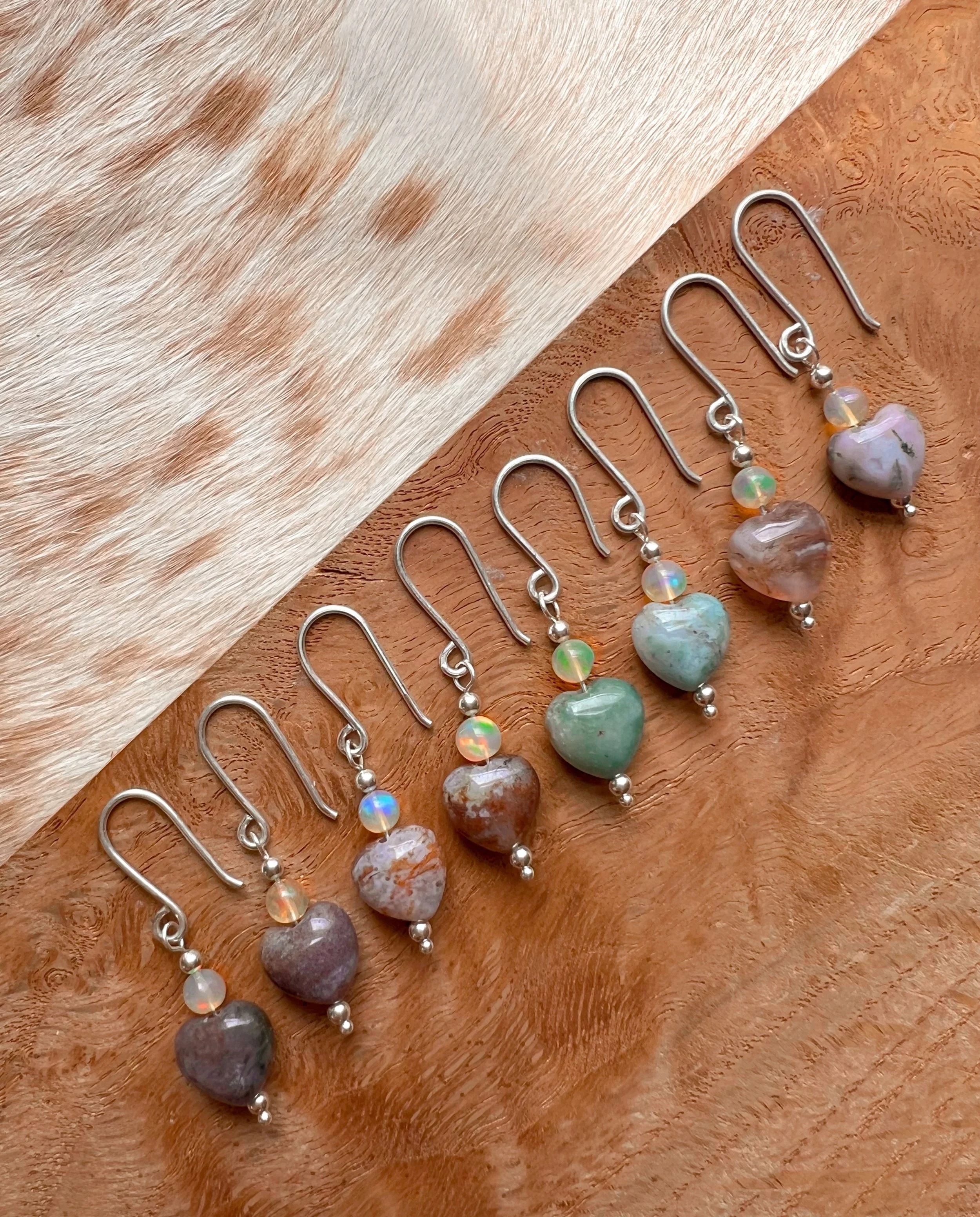 Opal & Agate Earrings