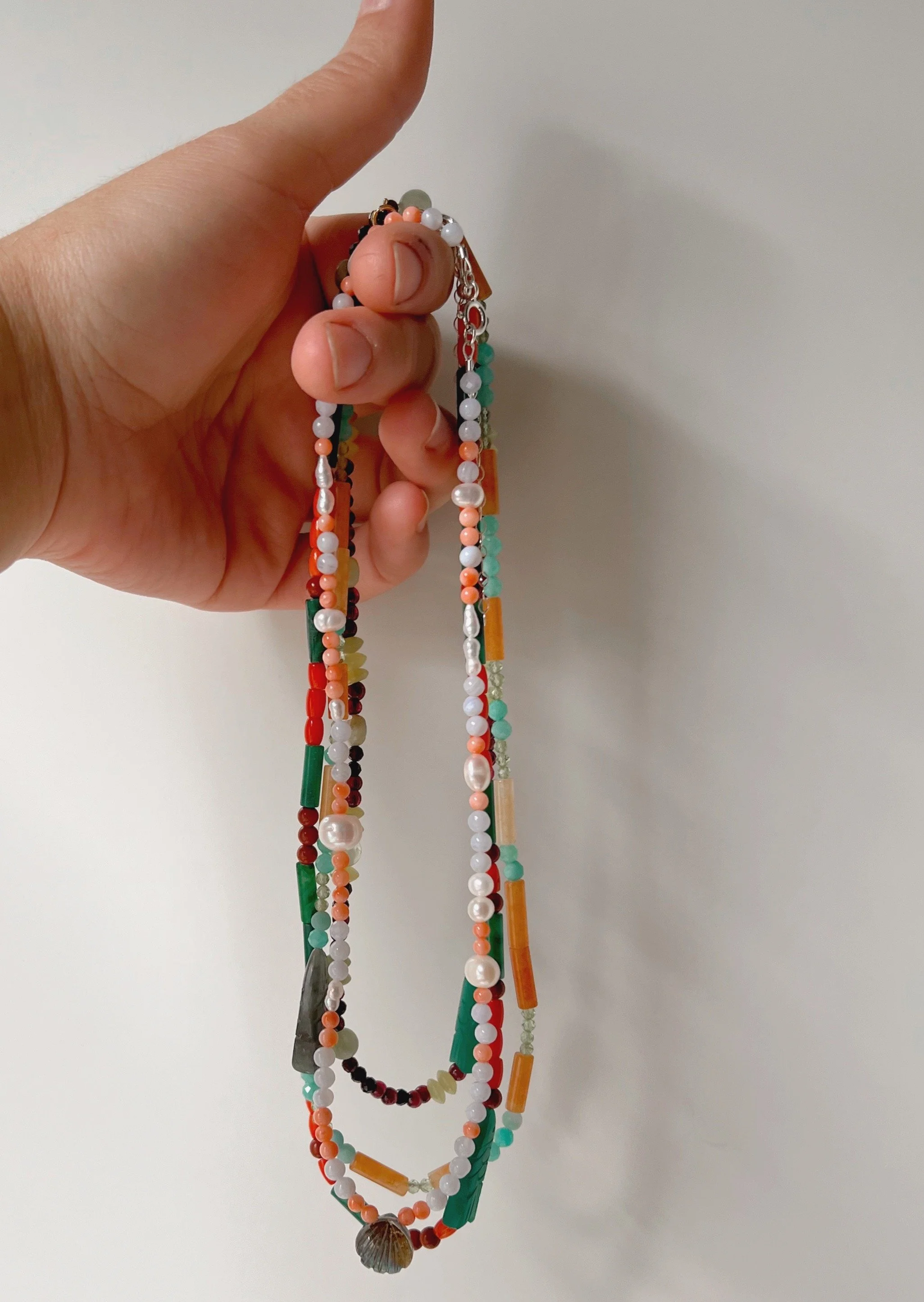 beaded necklace