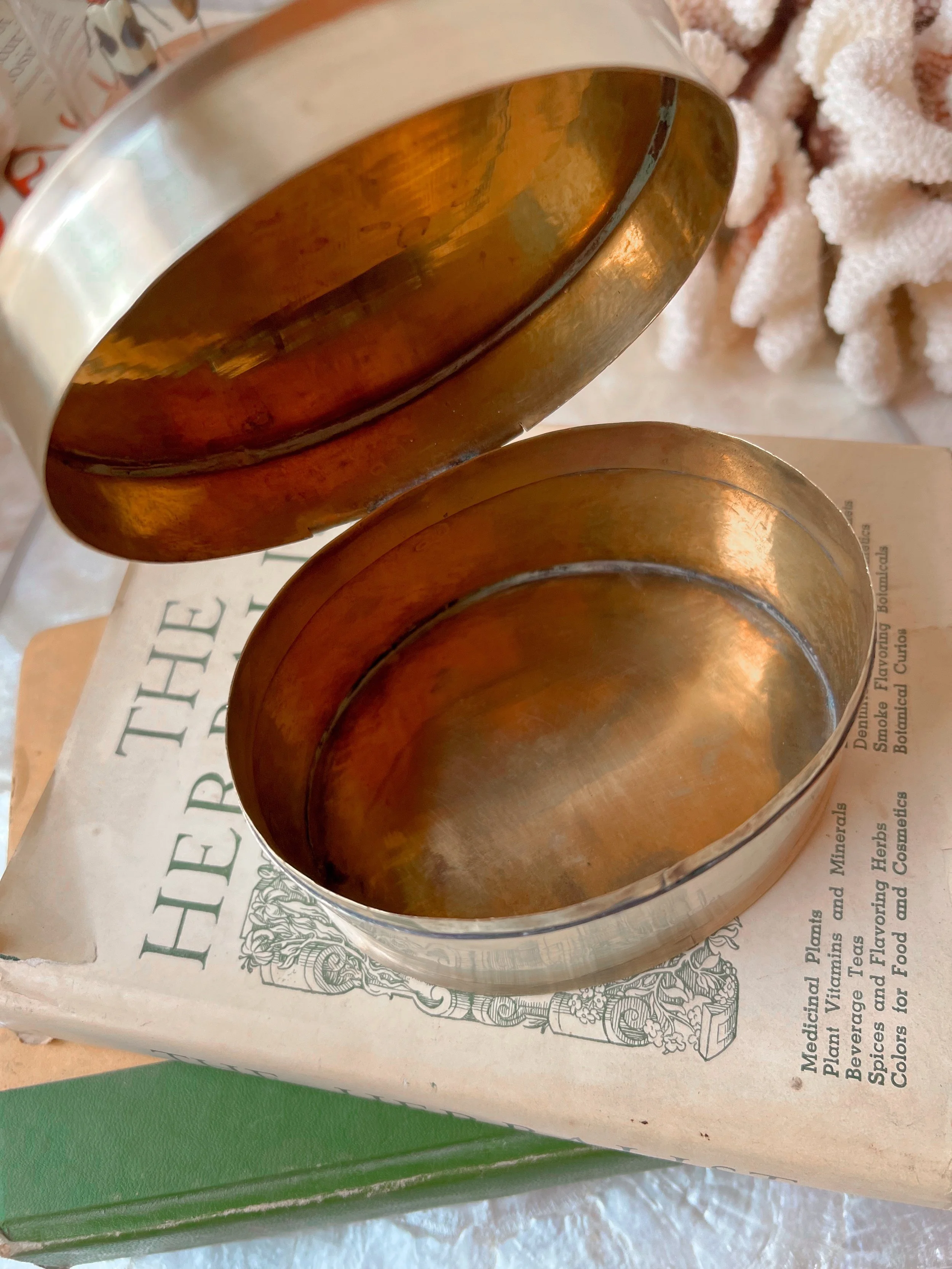 Vintage brass box
