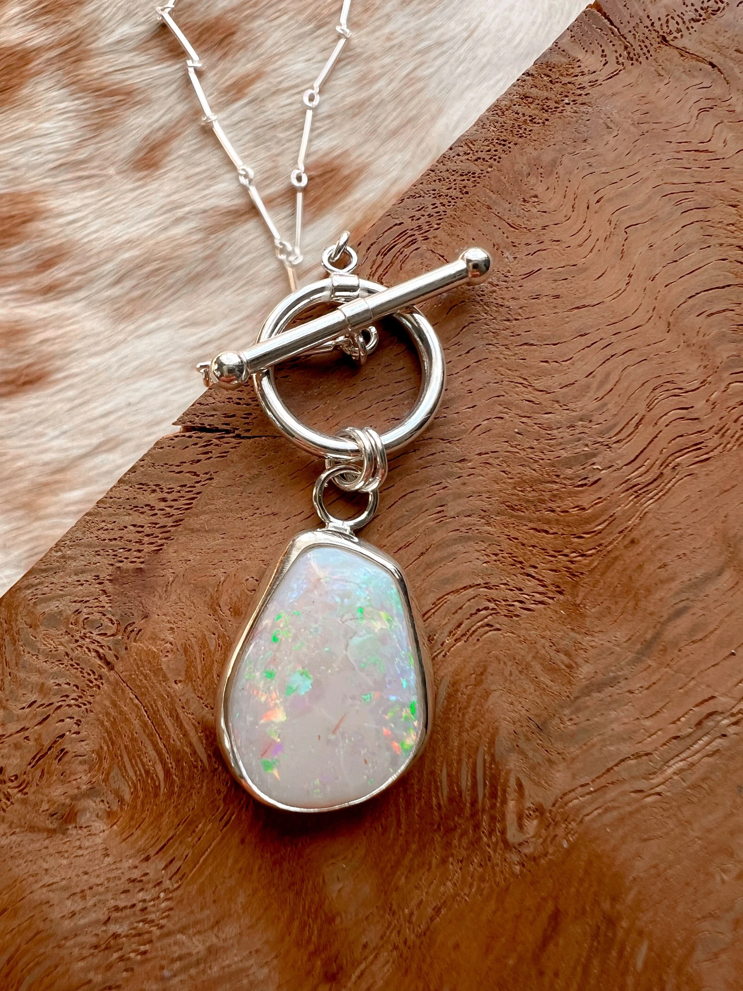White Opal Necklace