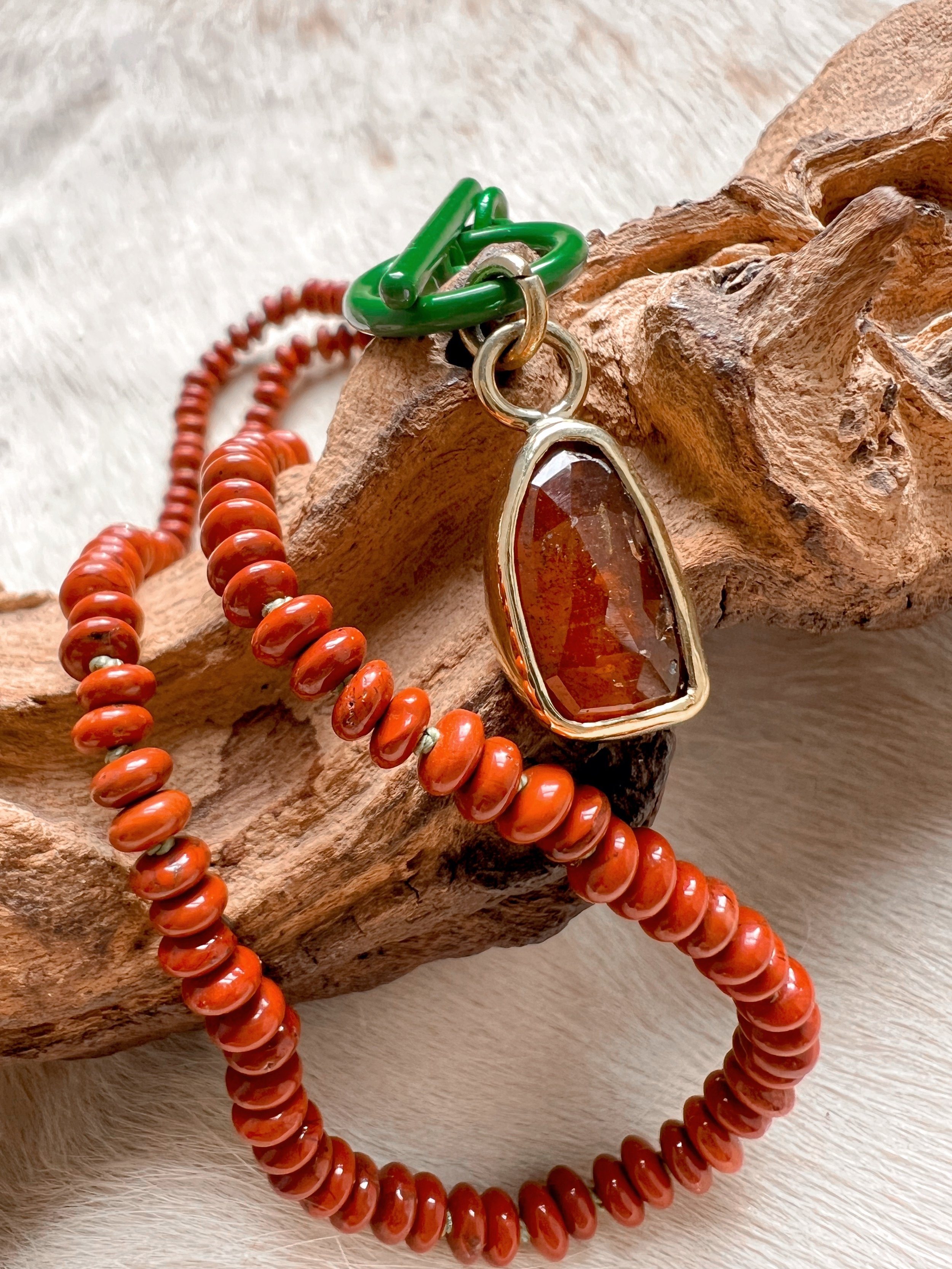 Red Jasper Candy Necklace