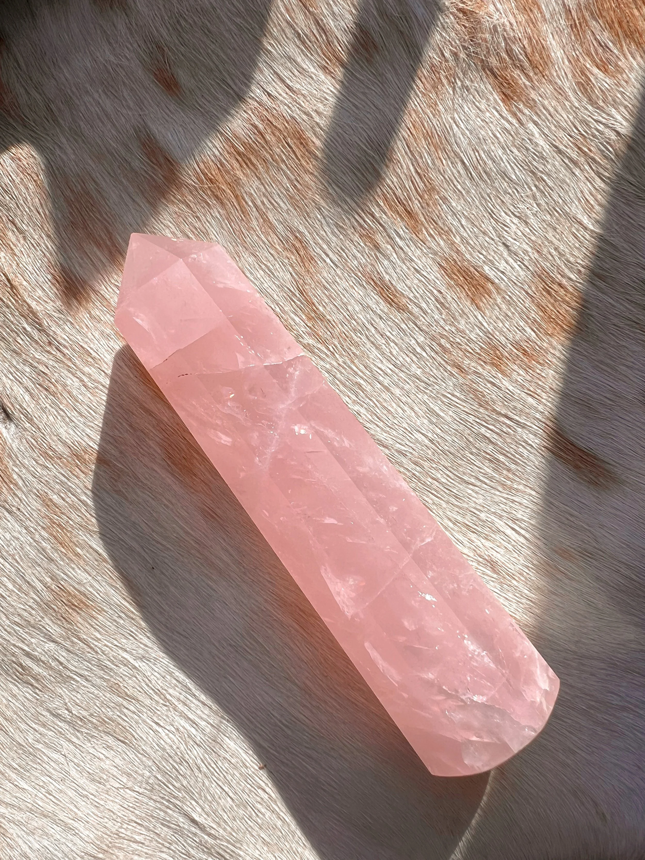 Rose Quartz Gemstone Tower