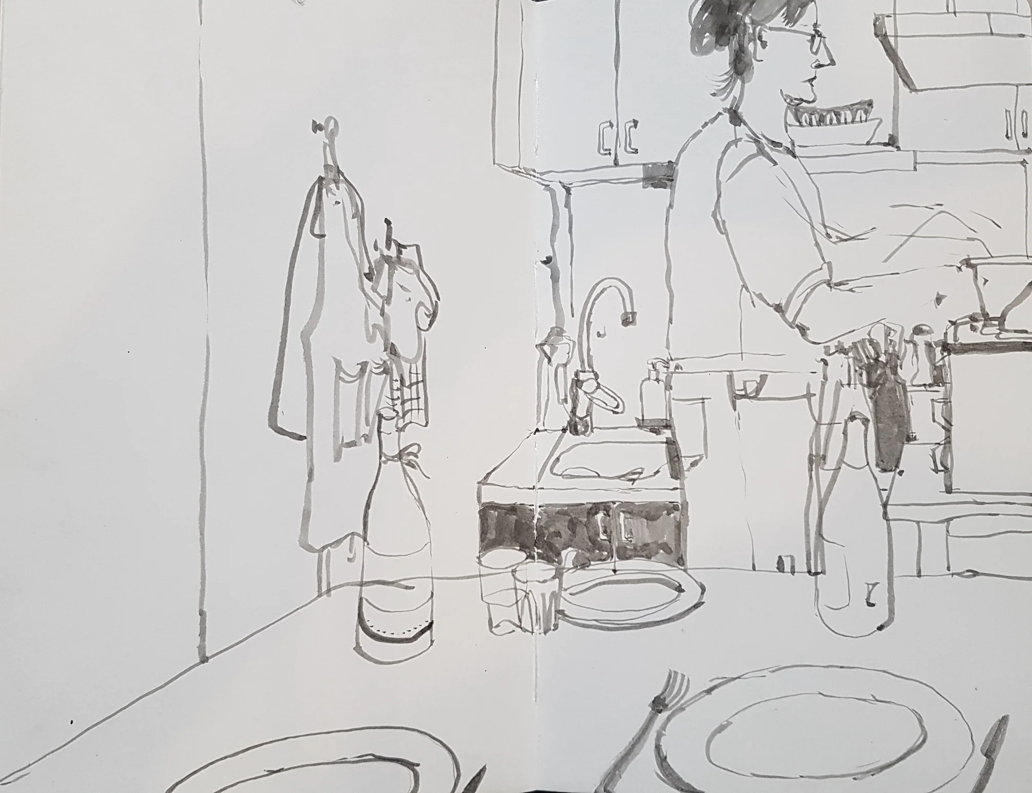 Cooking friend.