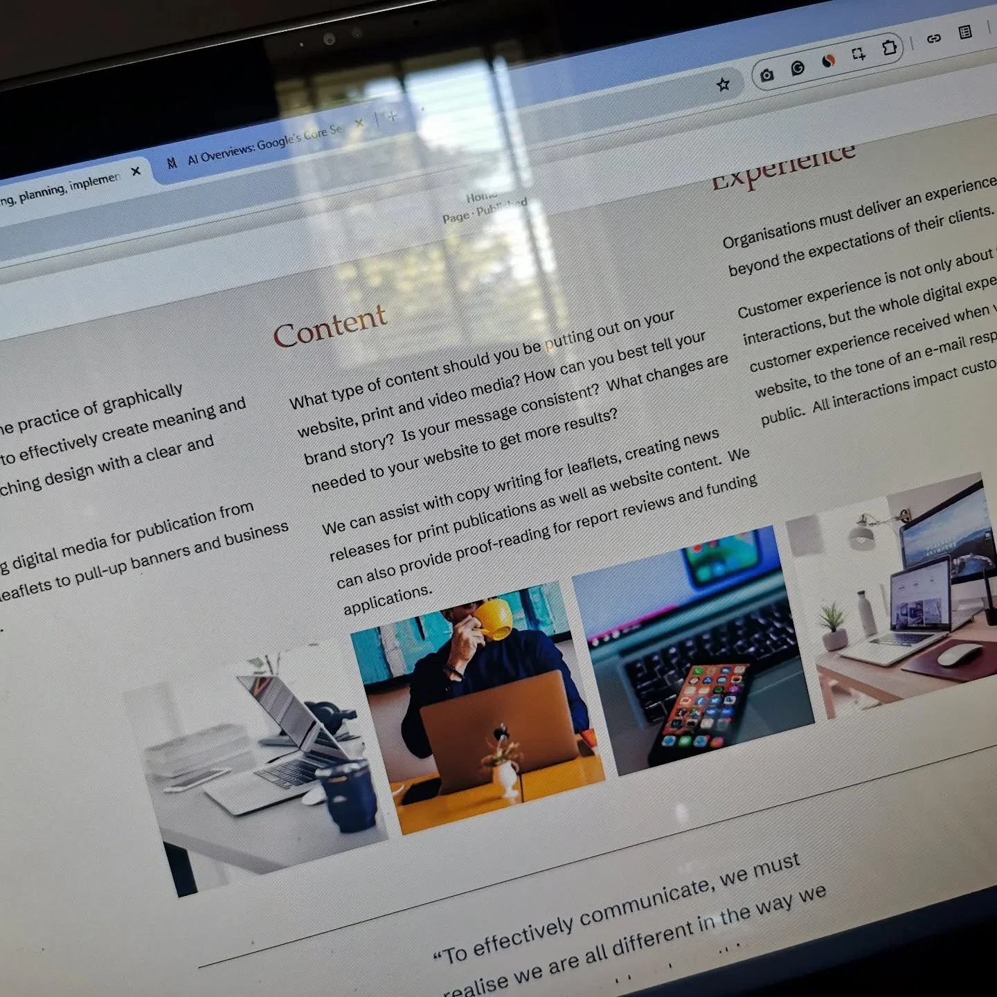 Time for some MuirheadMedia website tweaks!