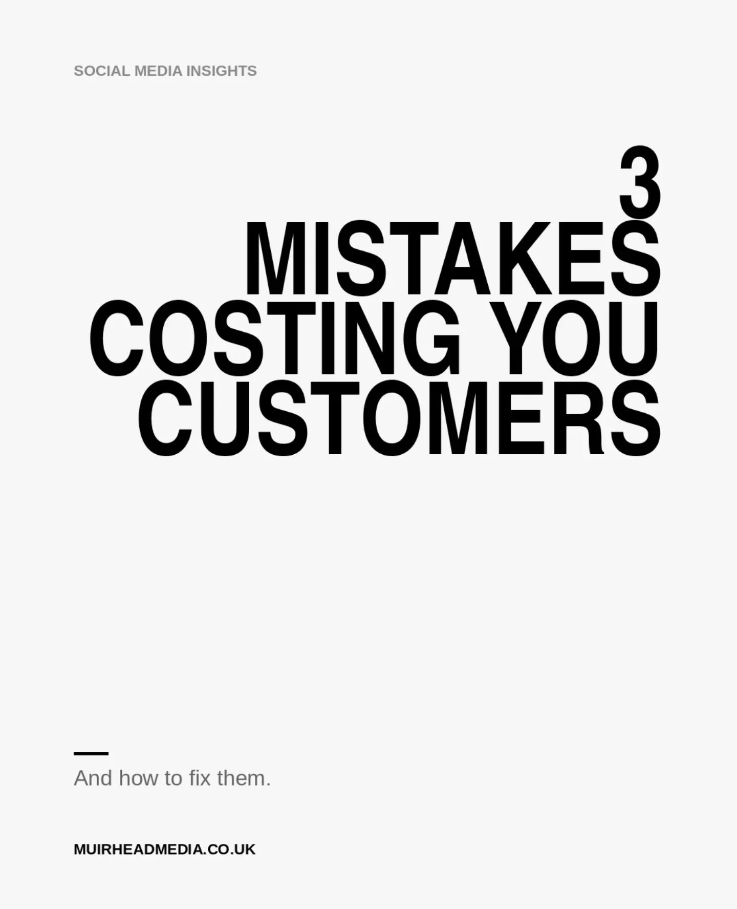 If your social media isn&rsquo;t bringing in customers, it&rsquo;s usually down to this&hellip;

No clear strategy
Too focused on selling
No consistency

It&rsquo;s not about posting more &mdash; it&rsquo;s about posting properly.

That&rsquo;s exact