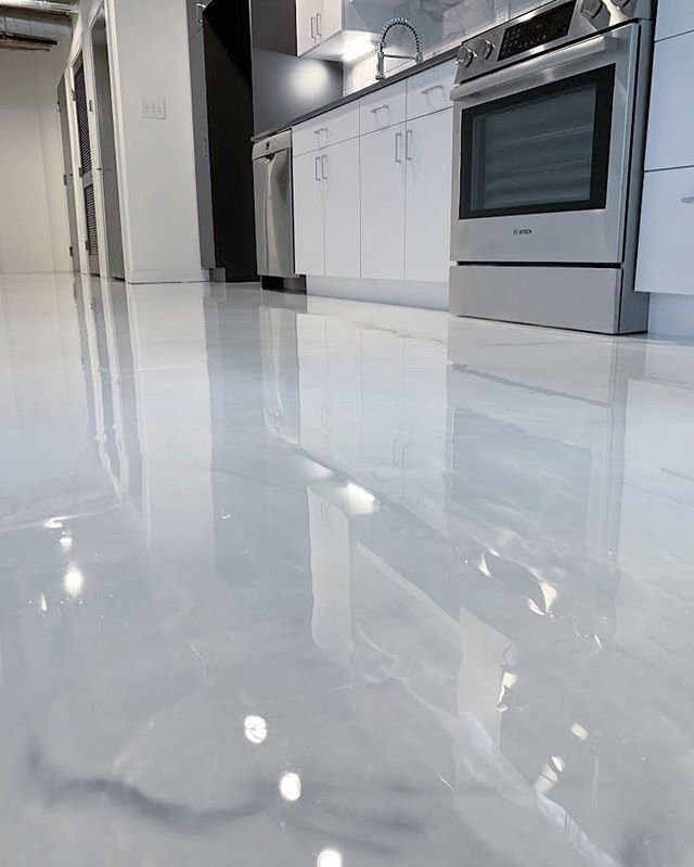 Metallic Epoxy Floors in Atlanta — Grindkings Atlanta Polished Concrete