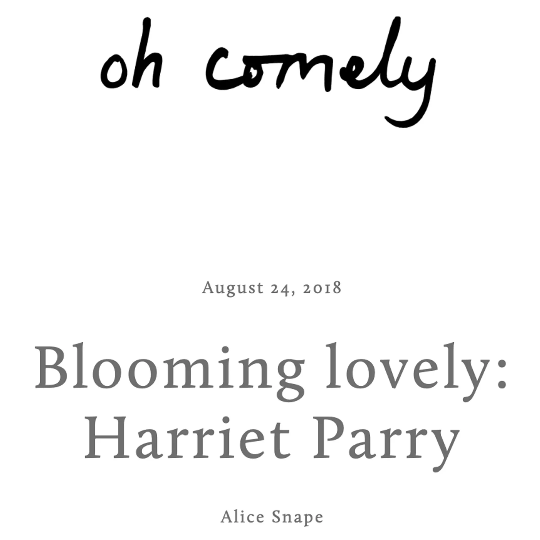 oh comely-harriet parry feature.jpg
