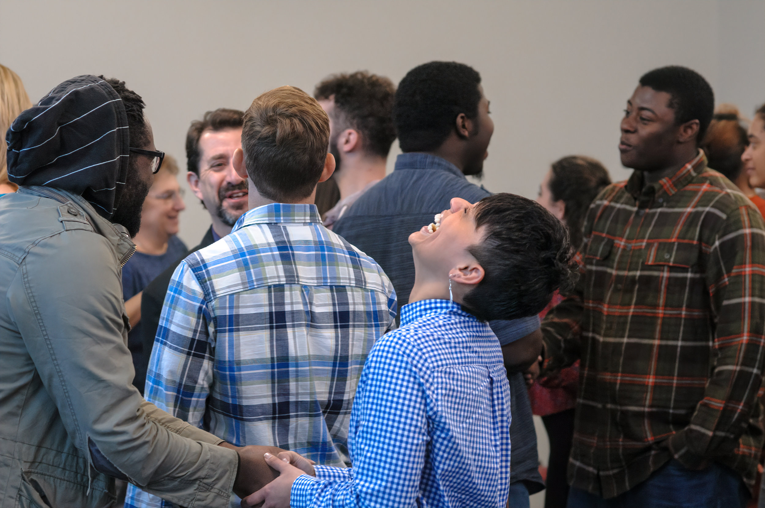 Program participants getting to know each other.
