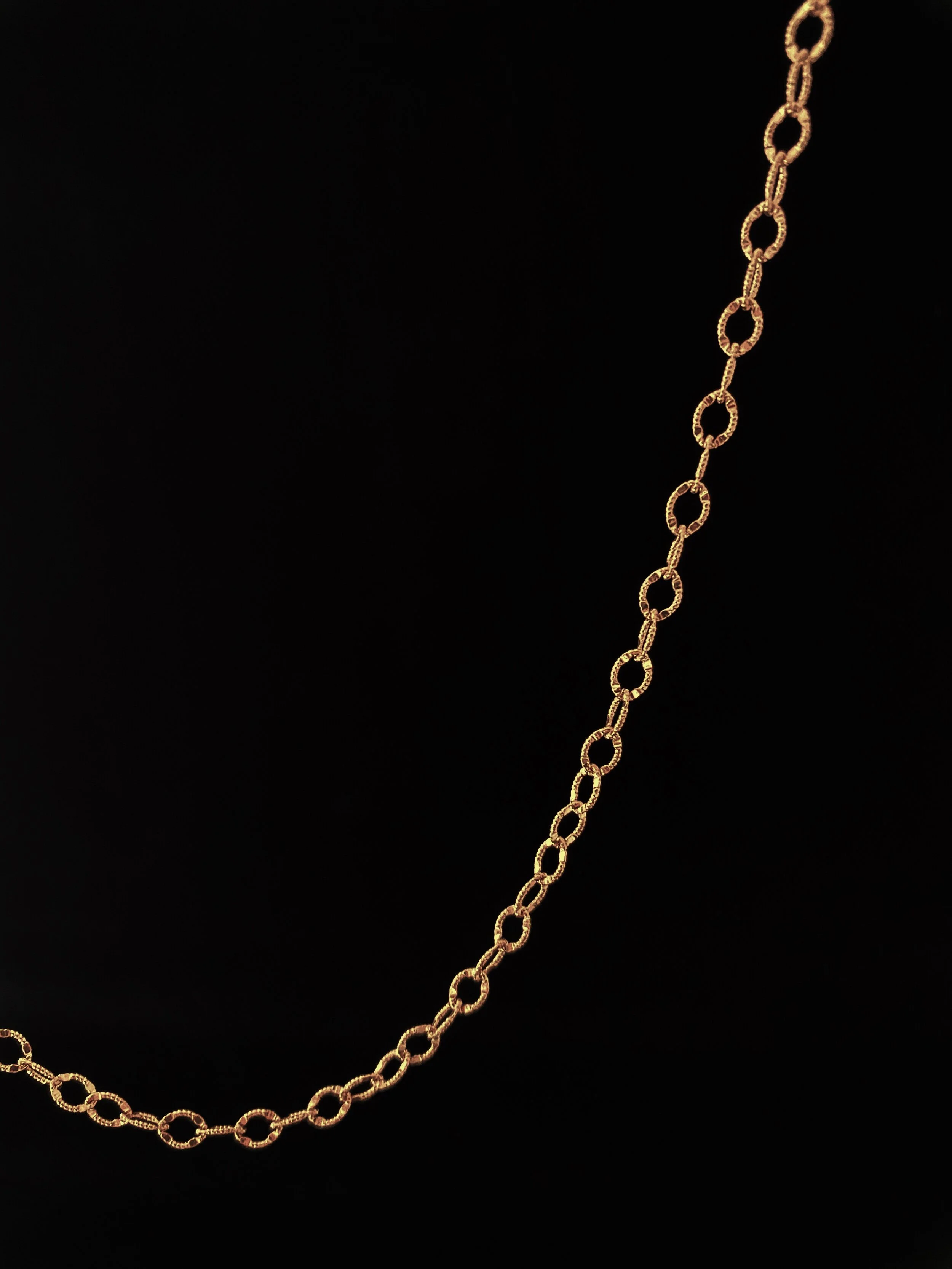 Engraved Gold Chain