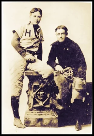 Charles Ives captained his high school baseball team. Photo: Hopkins School