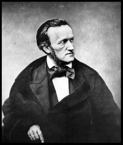 Richard Wagner, photographed the year after he visited Rossini