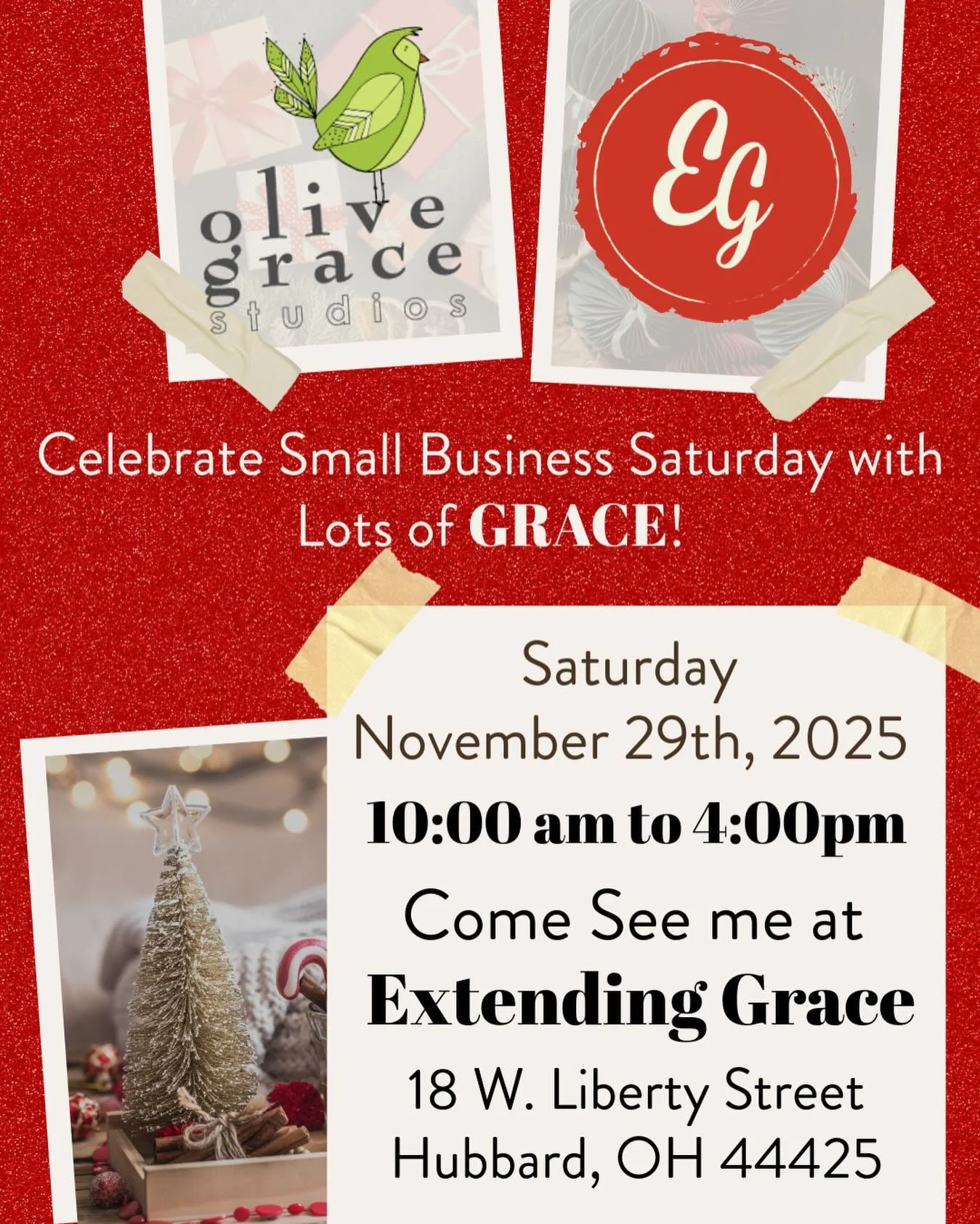 Small Business Saturday - Exciting News!

I'm thrilled to announce that I'll be showcasing my original watercolor art and handmade embroidery kits alongside KoriWARE at Extending Grace, a charming home decor shop in Hubbard, Ohio, owned by my friends
