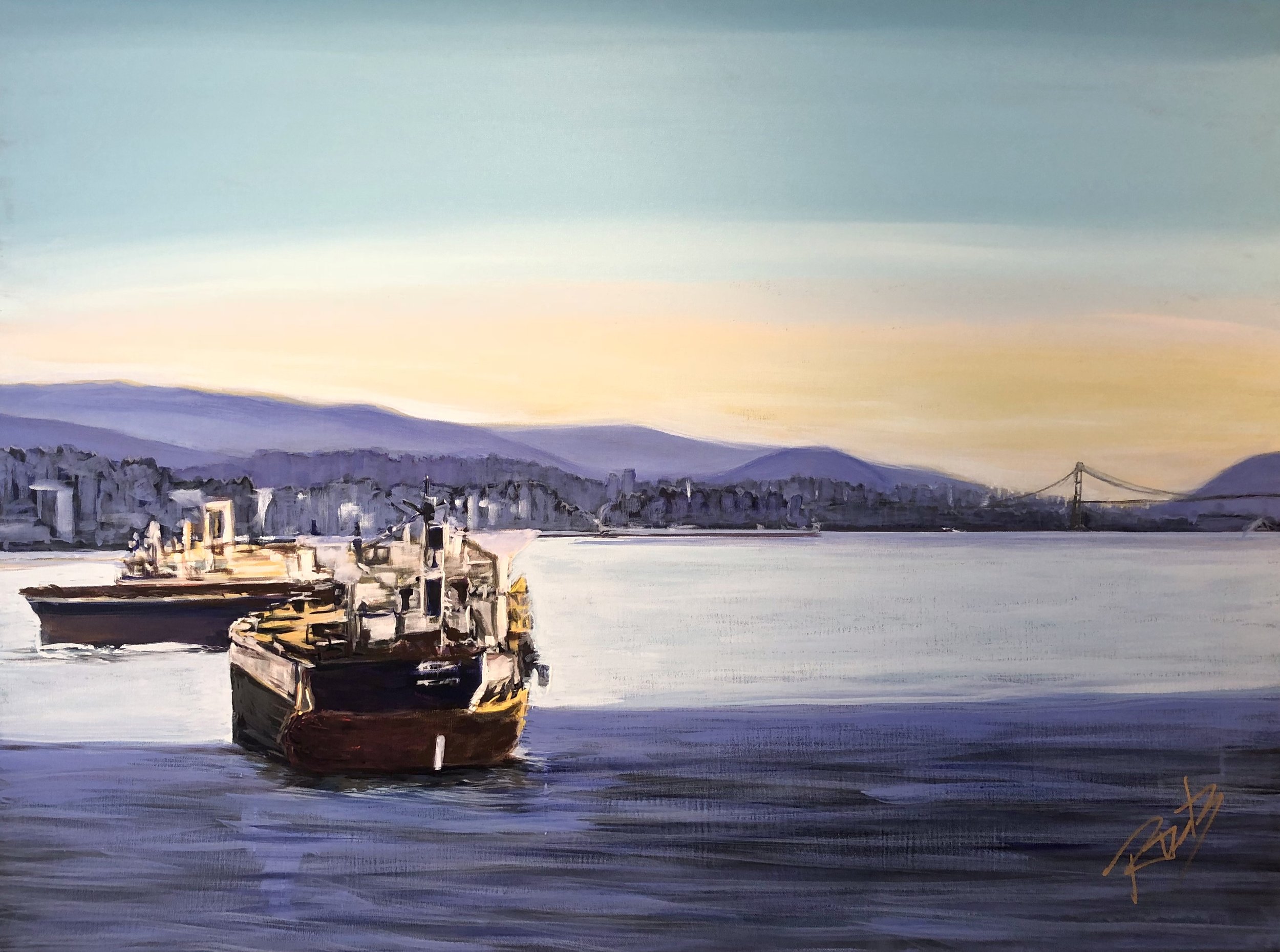 Copy of Vancouver Skyline No. 5:  Lighthouse Park View  2018