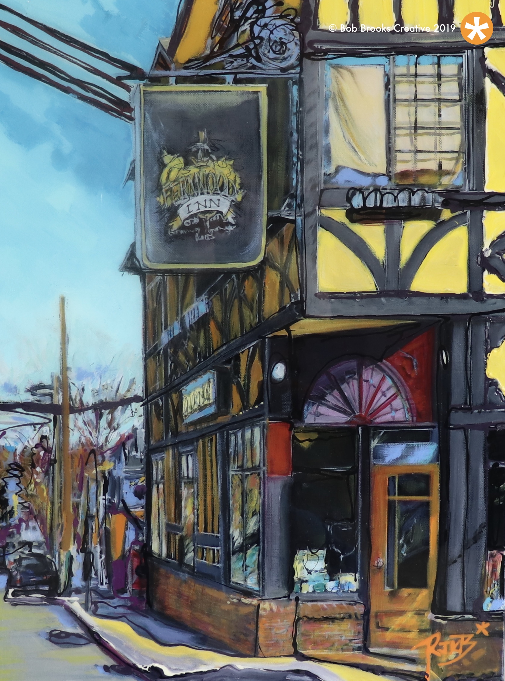 Click image for more information about this original painting by artist, Bob Brooks. ©Bob Brooks Creative 2019.
