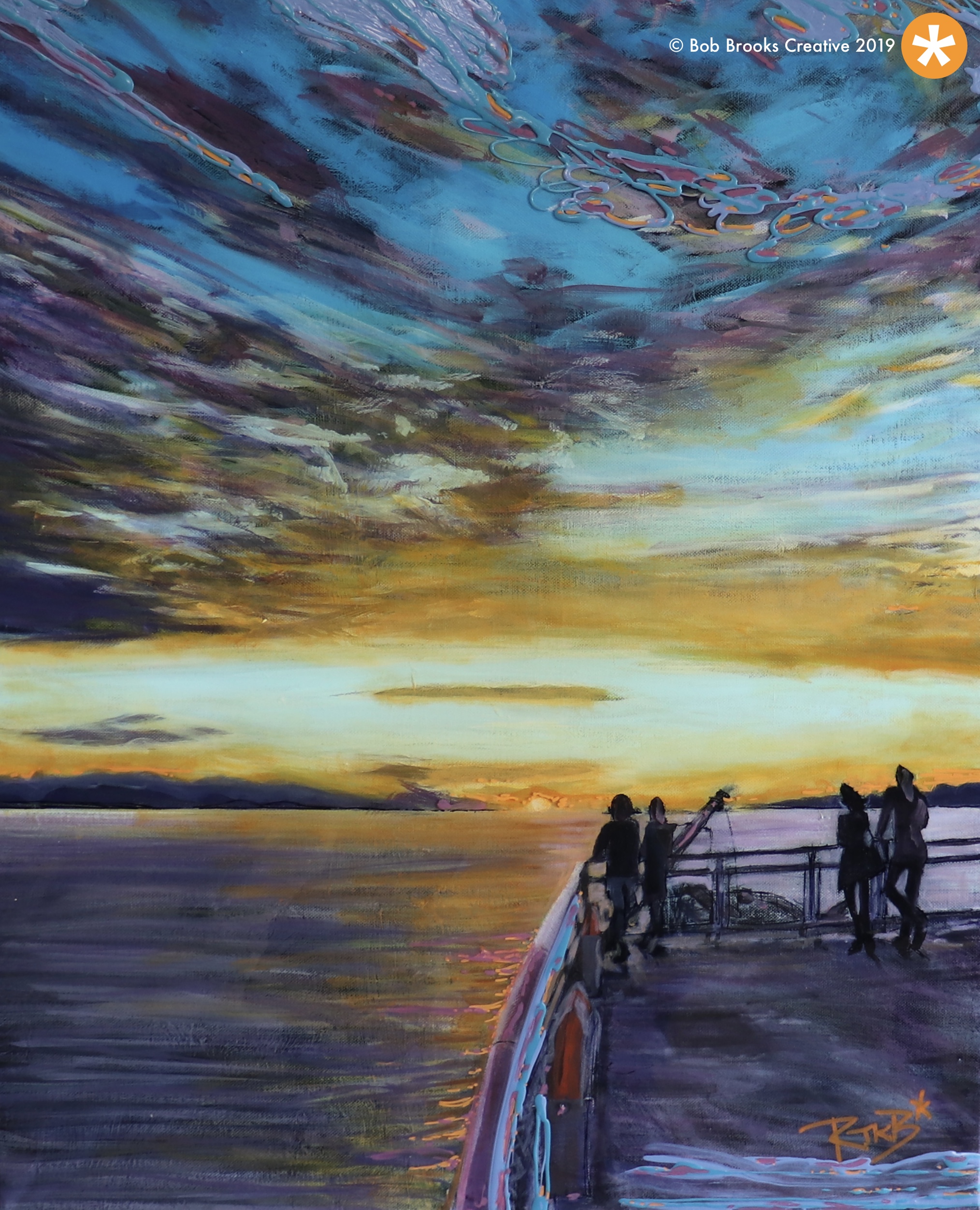 Click image for more information about this original painting by artist, Bob Brooks. ©Bob Brooks Creative 2019.