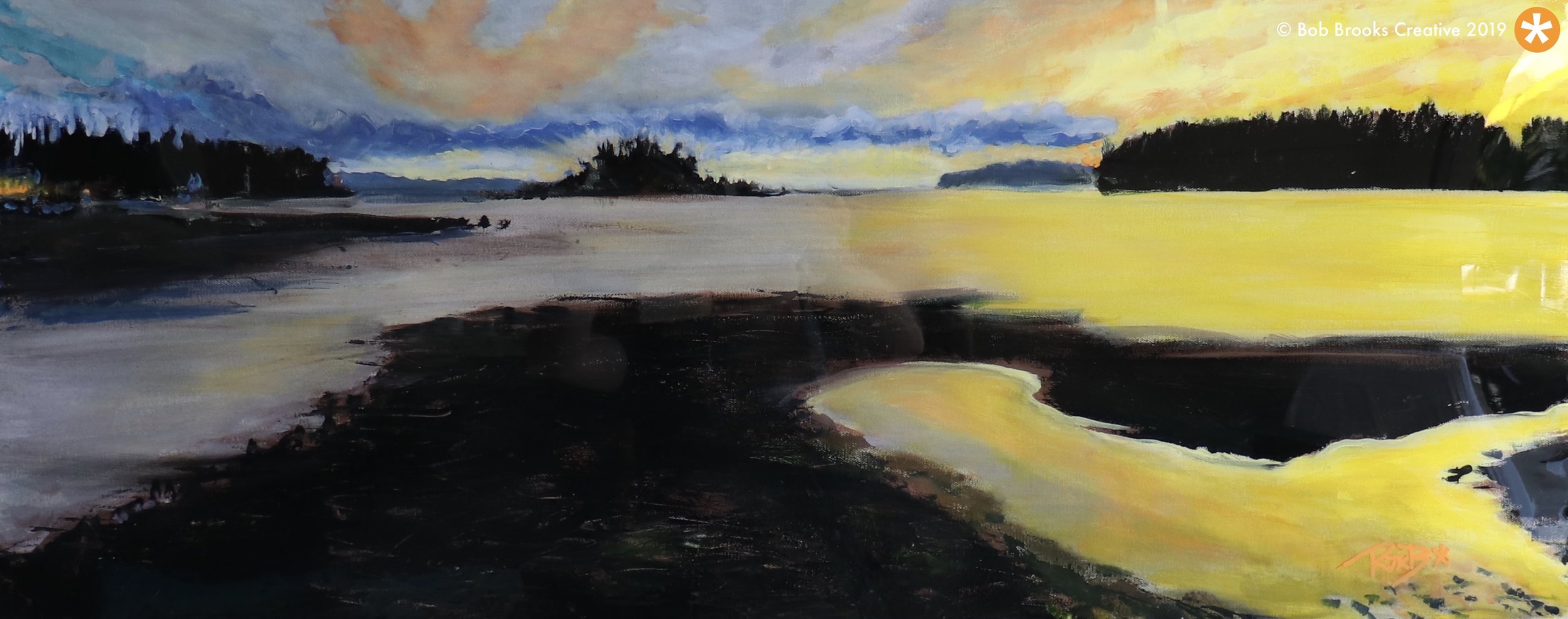 Click image for more information about this original painting by artist, Bob Brooks. ©Bob Brooks Creative 2019.