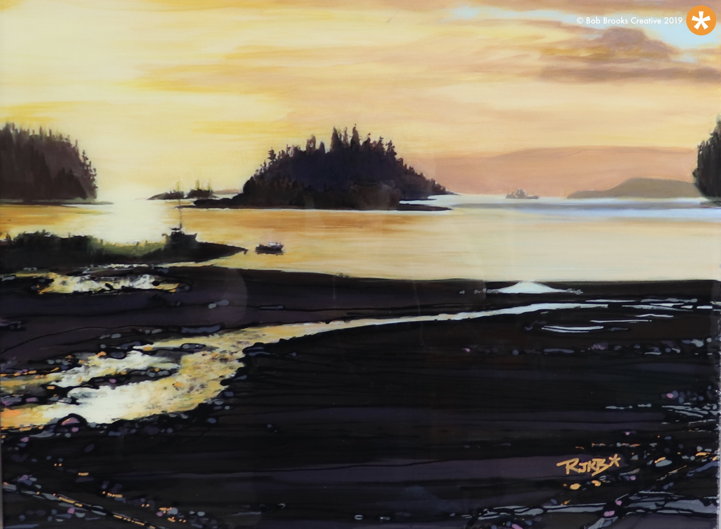 Click image for more information about this original painting by artist, Bob Brooks. ©Bob Brooks Creative 2019.