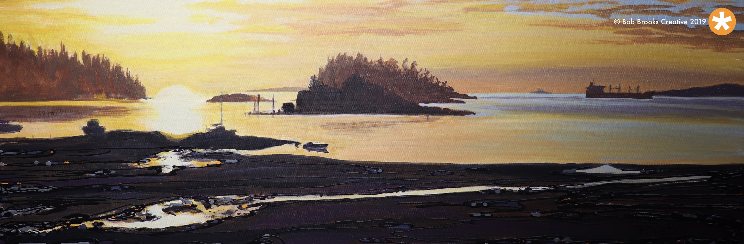 Click image for more information about this original painting by artist, Bob Brooks. ©Bob Brooks Creative 2019.