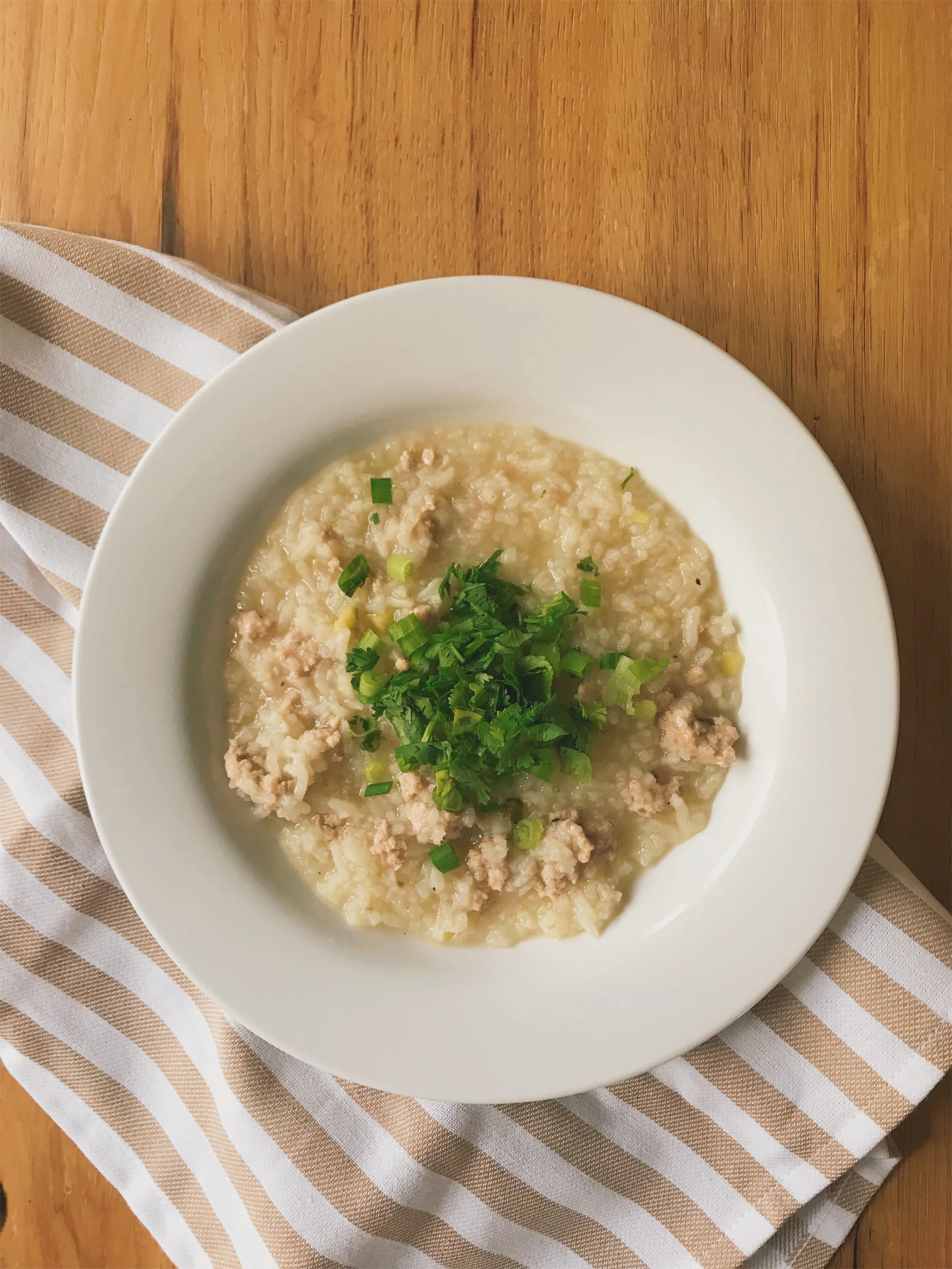 Jok (Thai Ginger Rice Porridge)