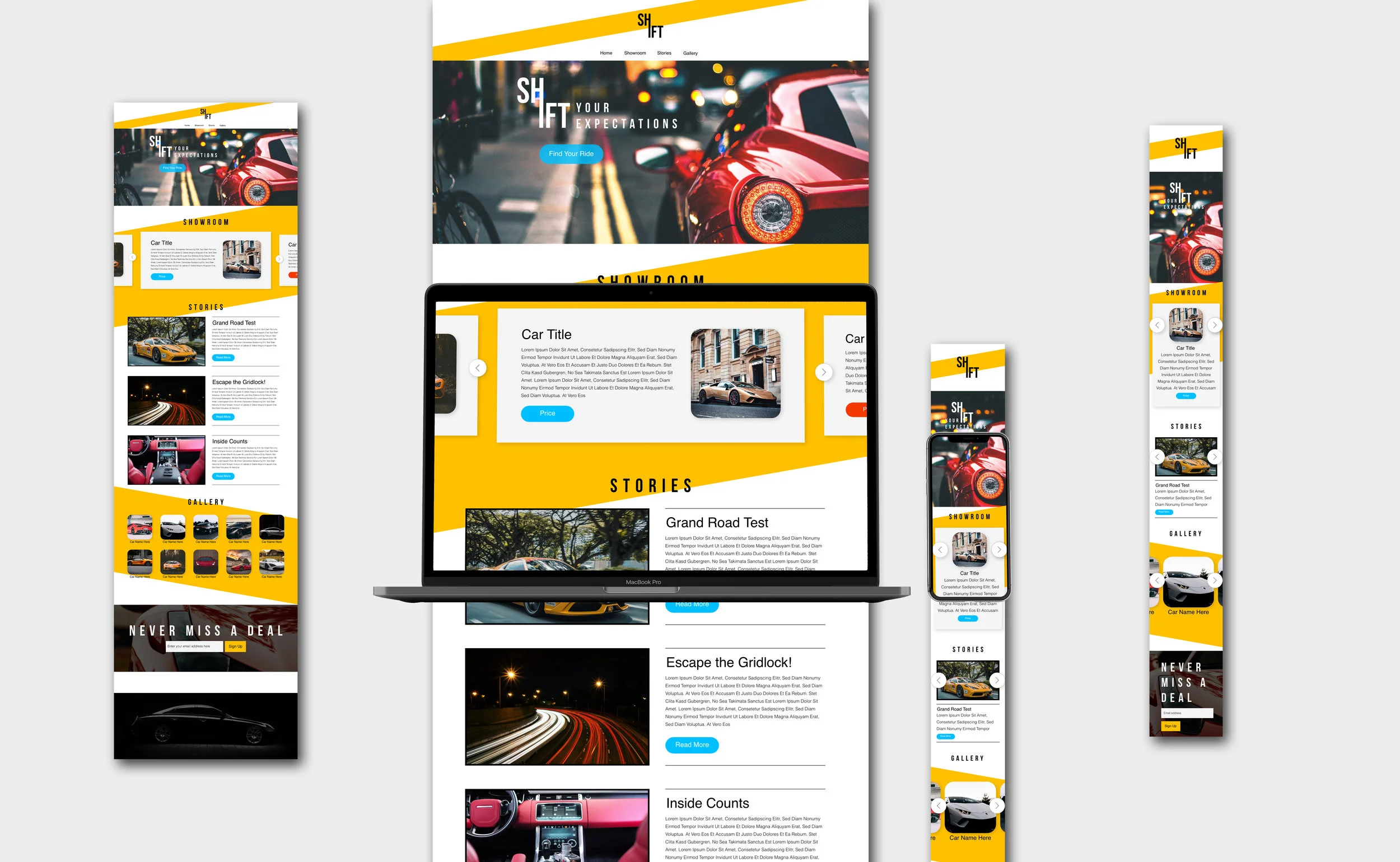 Shift Concept Website