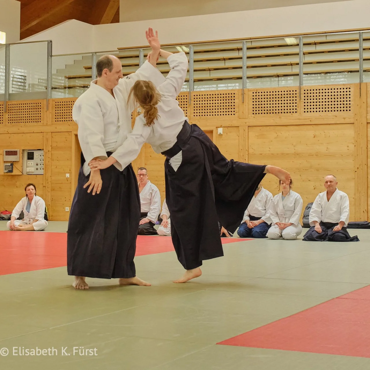 Aikido Netzwerk Österreich: Gemeinsames Training im Budokan Wels