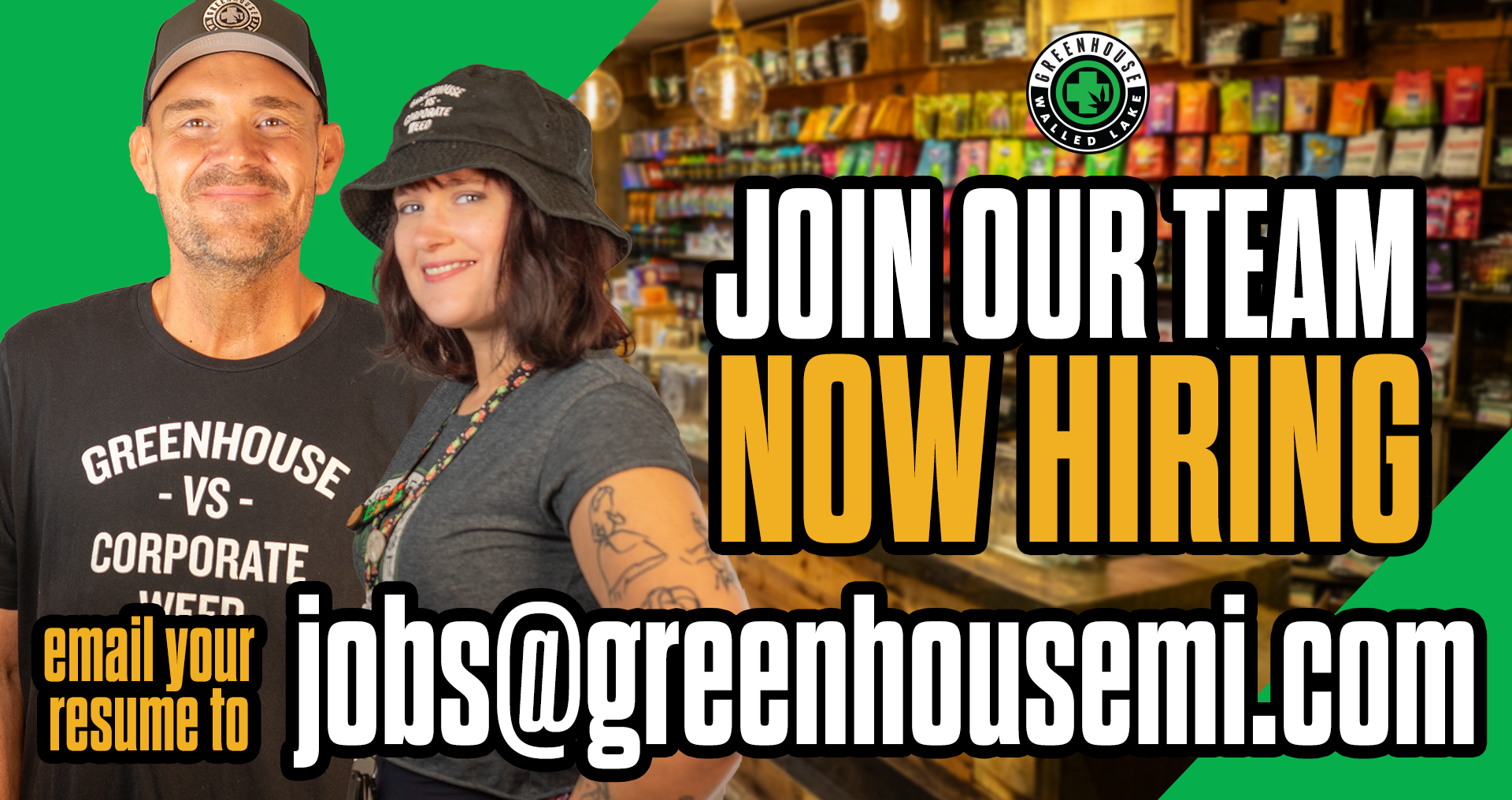 Now Hiring at The Greenhouse of Walled Lake