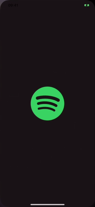 Spotify setting the tone for the app with a bright, vibrant and fun video and some subtle titles.