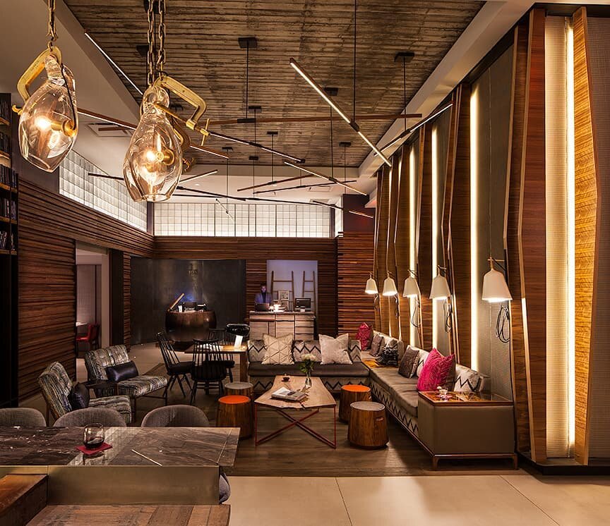 Our @hyatt Herald Square transformation takes cues from the tactile nature of both industries that are such an integral part of the neighborhood - fashion and media - creating ideas inspired by the industrial techniques used in each form of productio