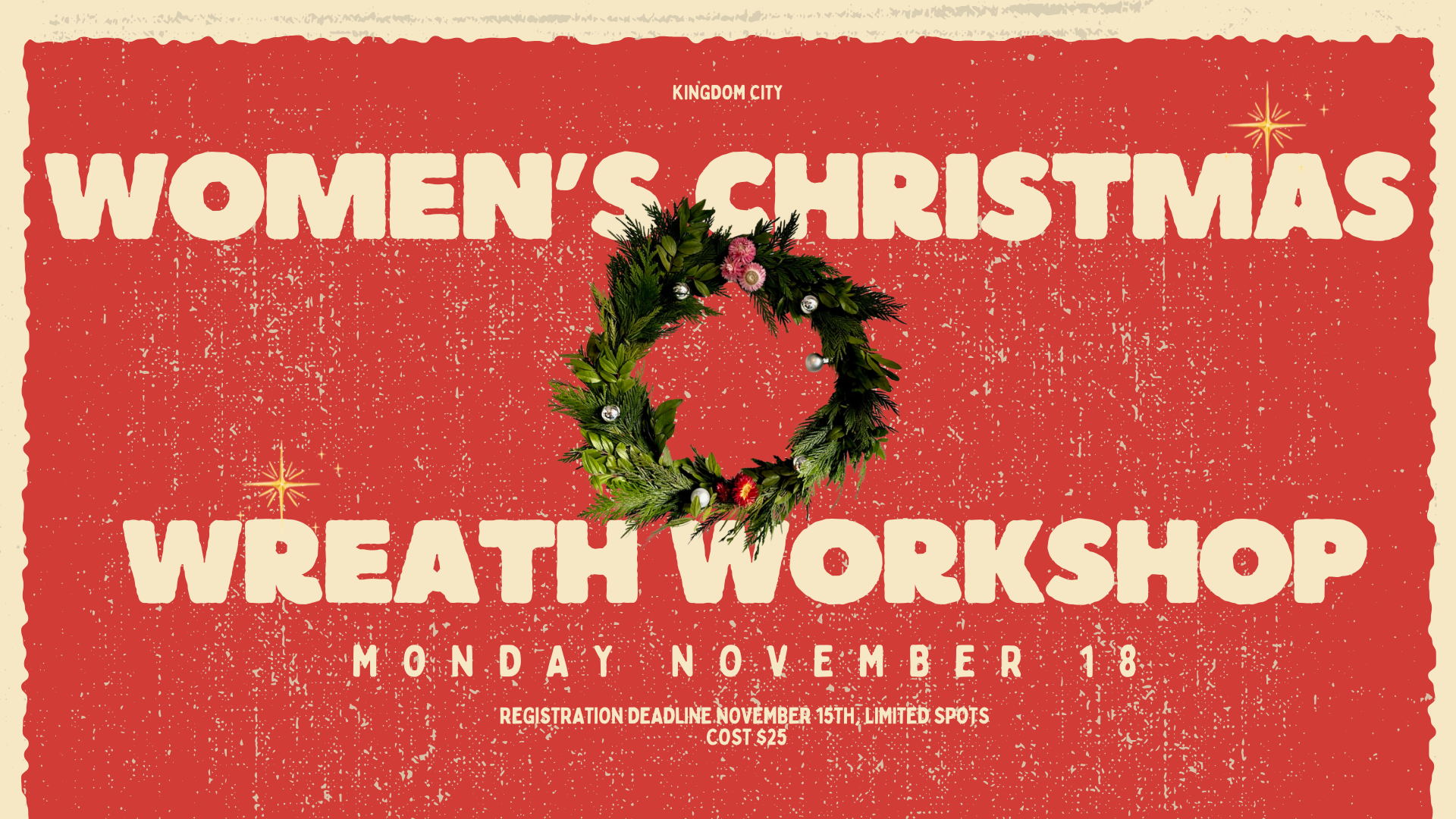 Women's Christmas Wreath Workshop