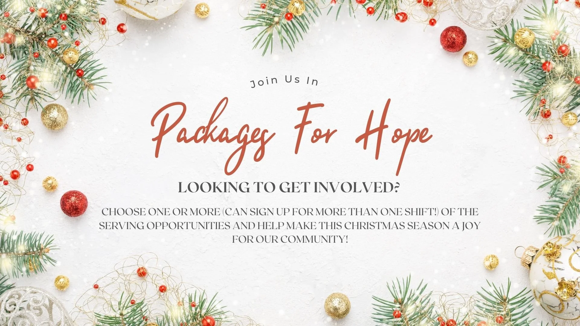 Packages for Hope 2024