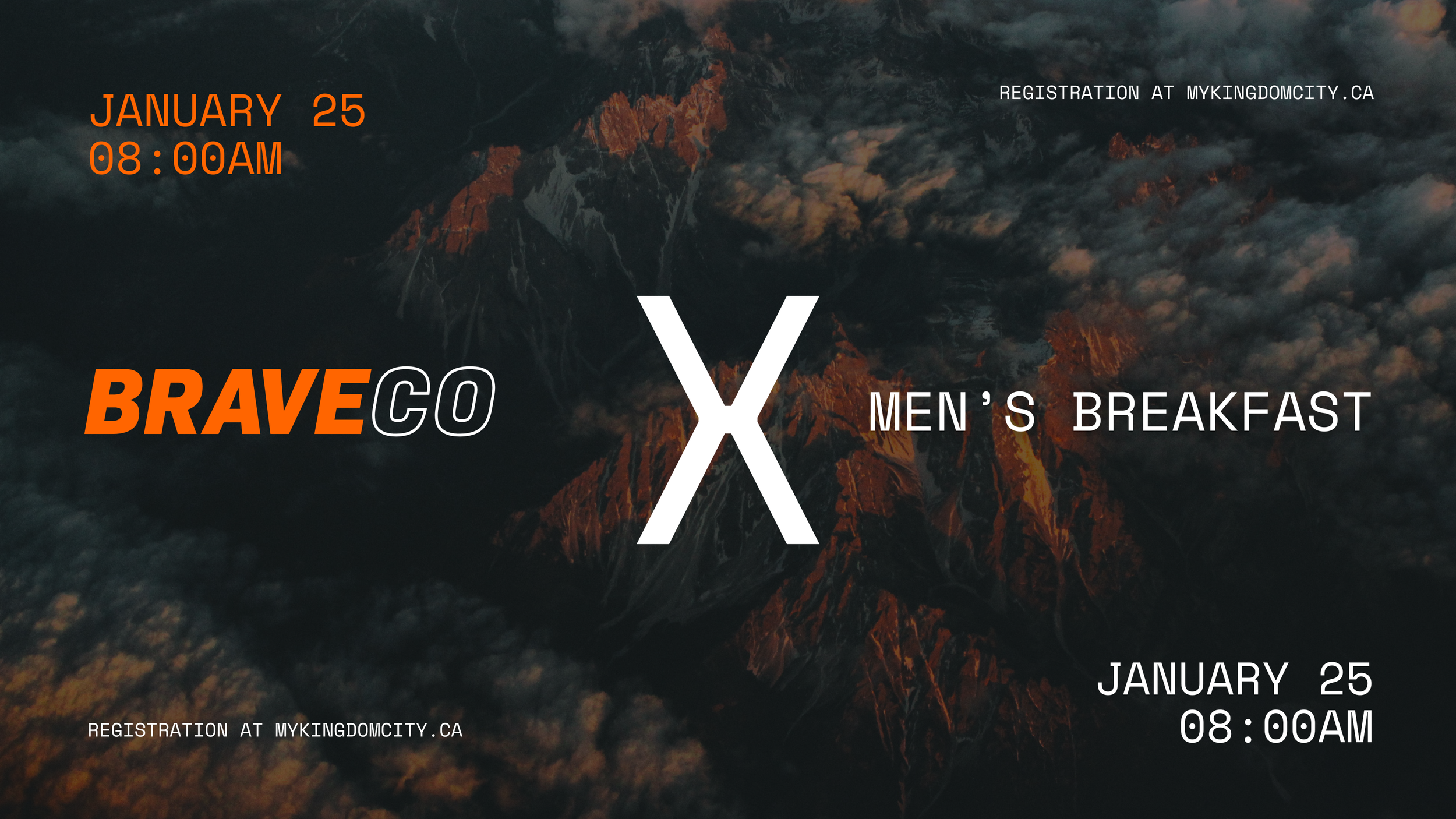 Mens Breakfast X BraveCo