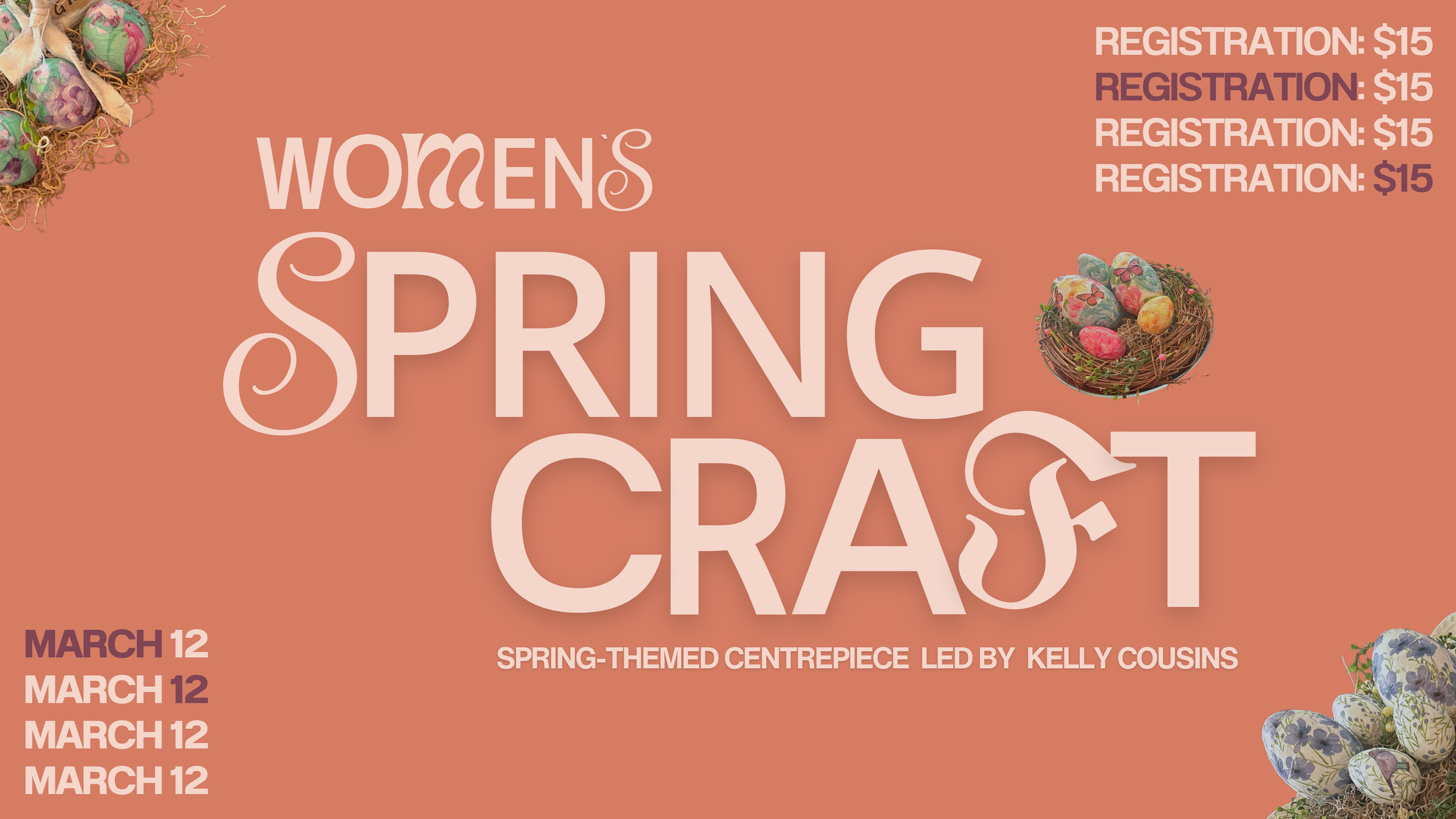 Women's Spring Craft Night