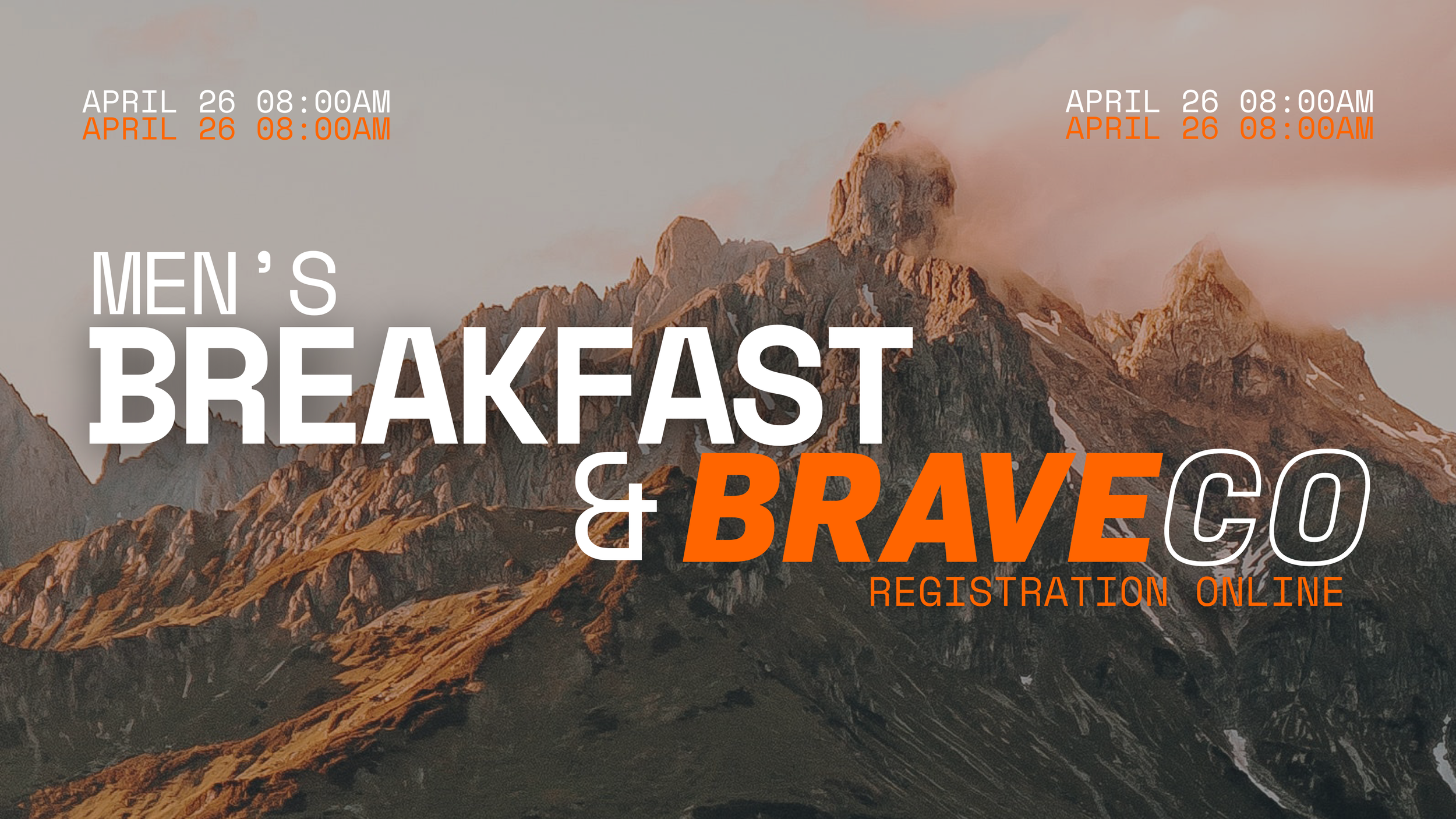 Mens Breakfast X BraveCo