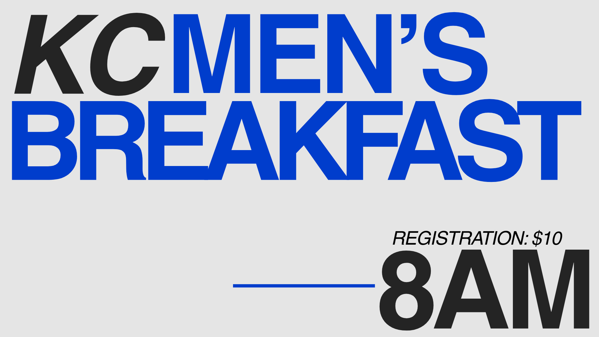 Men’s Breakfast