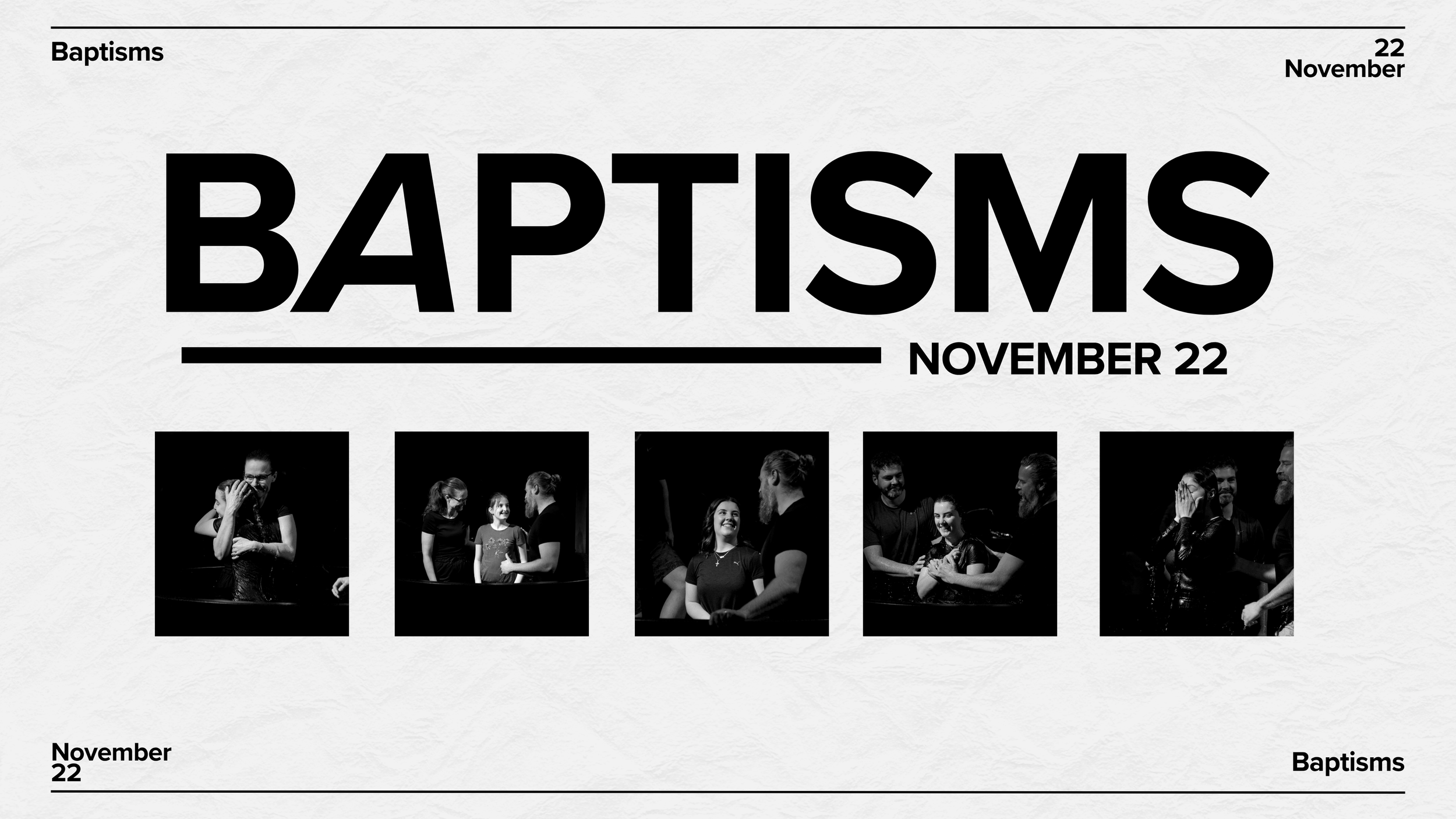 Baptism Sunday