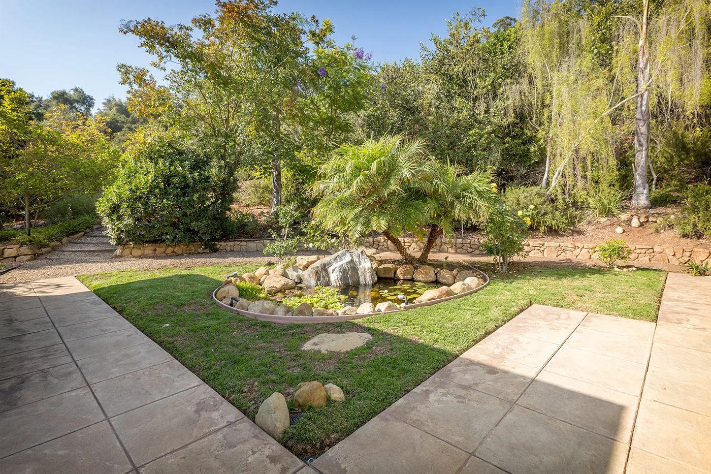 Lotus Fountain in Courtyard