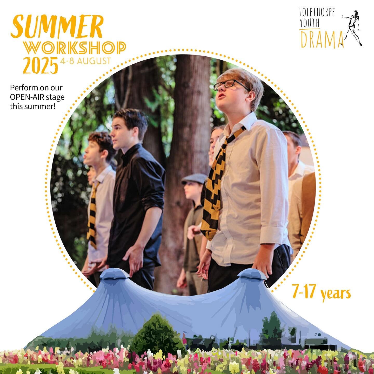 Are you a budding actor and love to perform, then why not do it on our wonderful open air stage this summer?
A handful of places left for this year&rsquo;s exciting summer workshop week!!! ☀️☀️☀️🎭🎭🎭🌳🌳🌳 

Secure your place here ⬇️
https://www.to