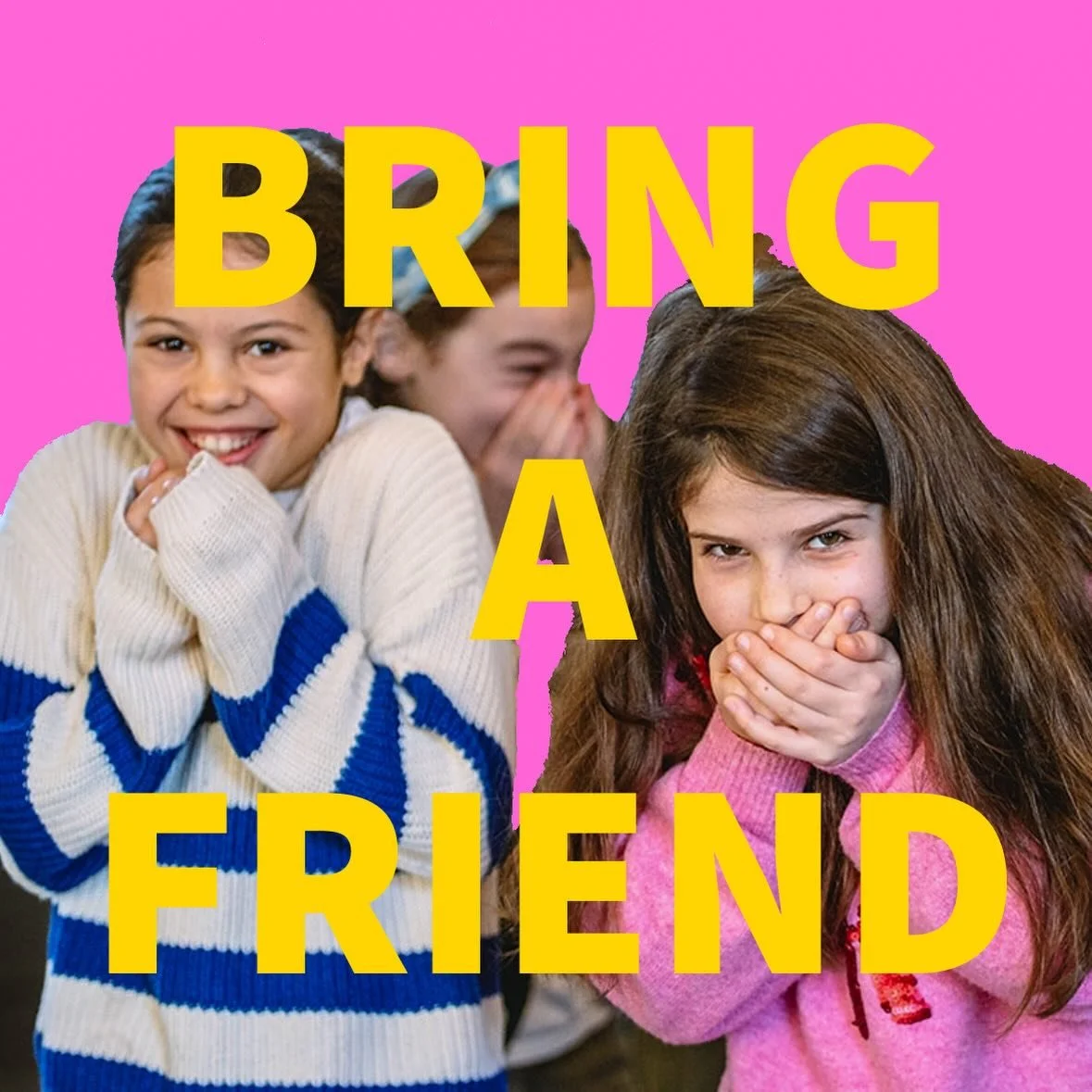 EXCITING OPPORTUNITY this week!! 
If your child is in our Slade 2 group (Sch Yr 5 to Yr 6) you are invited to bring a friend along this Saturday and learn all about the exciting show we will be working on this term! 
If your child is aged 9 to 11 and