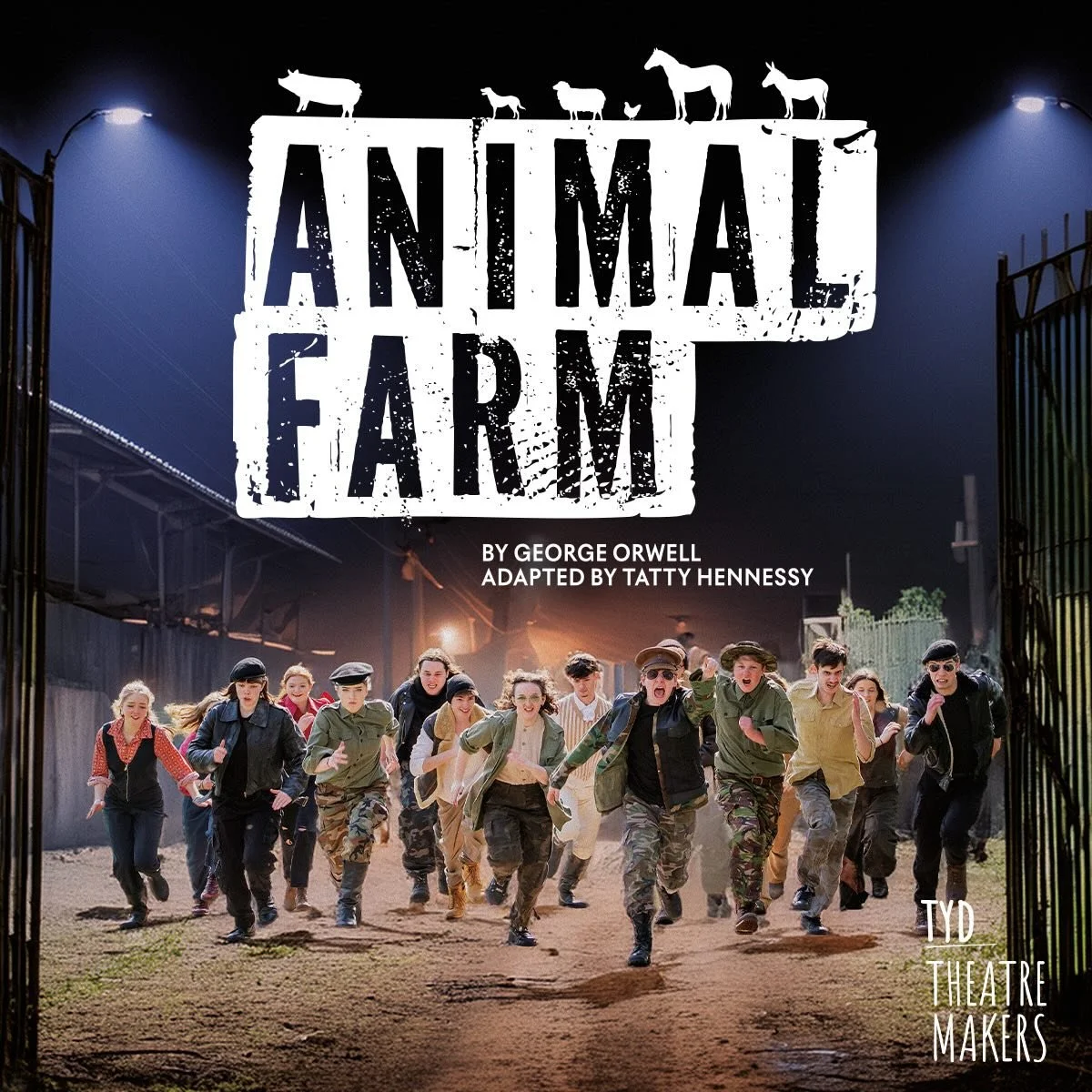 ANIMAL FARM 

📣 JULY 7th (matinee &amp; eve)
📣JULY 13th (matinee &amp; eve)
📣JULY 14th (matinee &amp; eve) 

When the animals in the farmyard rebel against their tyrannical farmer and take control of the farm, they hope to create a world where the