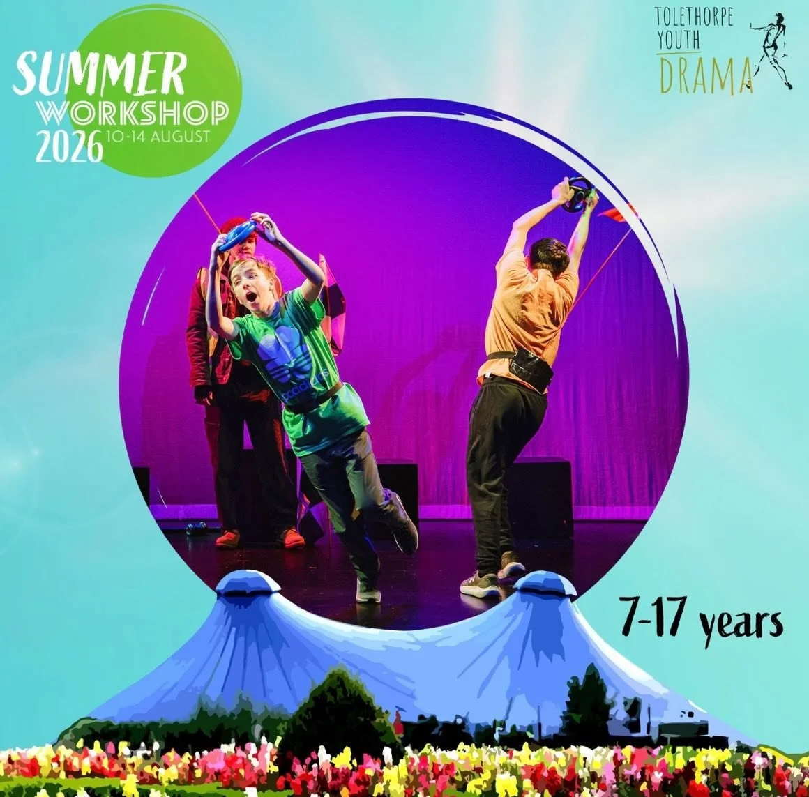 There are a handful of places left on our summer workshop performance week! 
If you want to whet your performing appetite over the summer holiday, then sign up today to a week of creativity and lots of fun!
Ages 7-17 years. 
Snap your place here ➡️ h