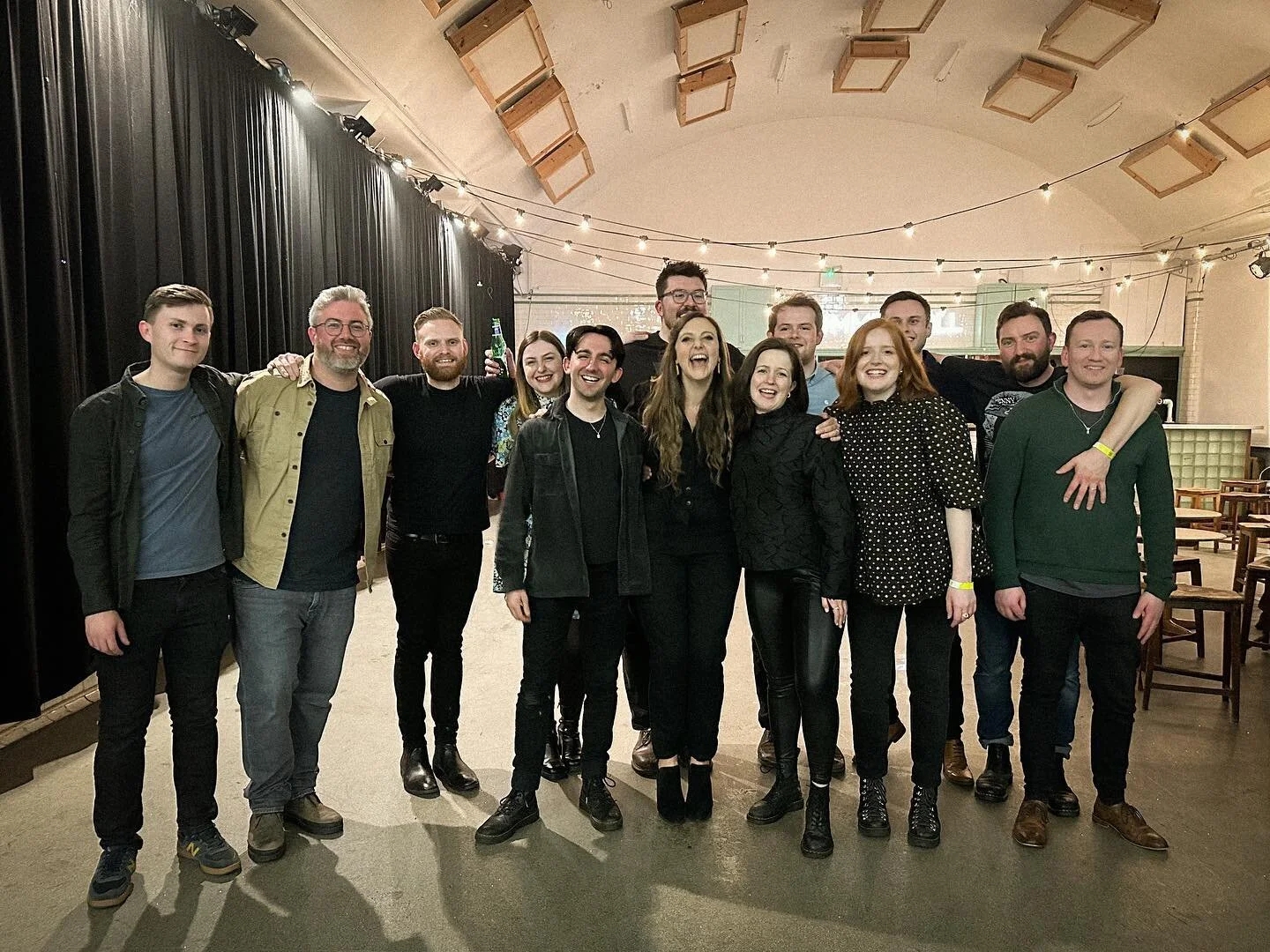 Edinburgh, you were just lovely💥 

Thanks to @siobhanjmiller for inviting us along, and a special shout out to @gnossmusic and their super soft sweatshirts x 

Here&rsquo;s a pic of the team in our Sunday best.

📸 @rosiemunrosie
