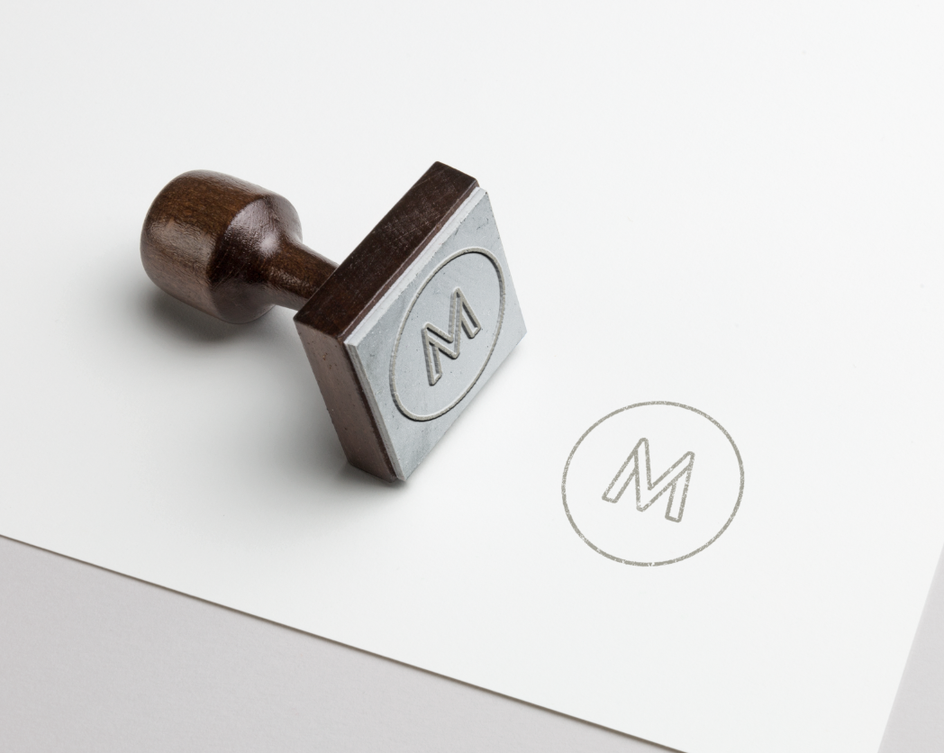 Pixel-based files are best for images, like this mockup of a stamp design I created.