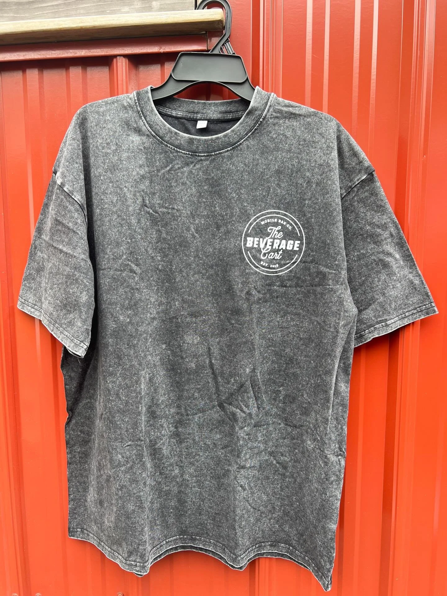 New Merch to start our Bev season off 💪🏼🍹🍻🍸🍾

Oversized acid wash T&rsquo;s! Will be ordering more! Different T-shirt color available 🤯 $30. DM me!