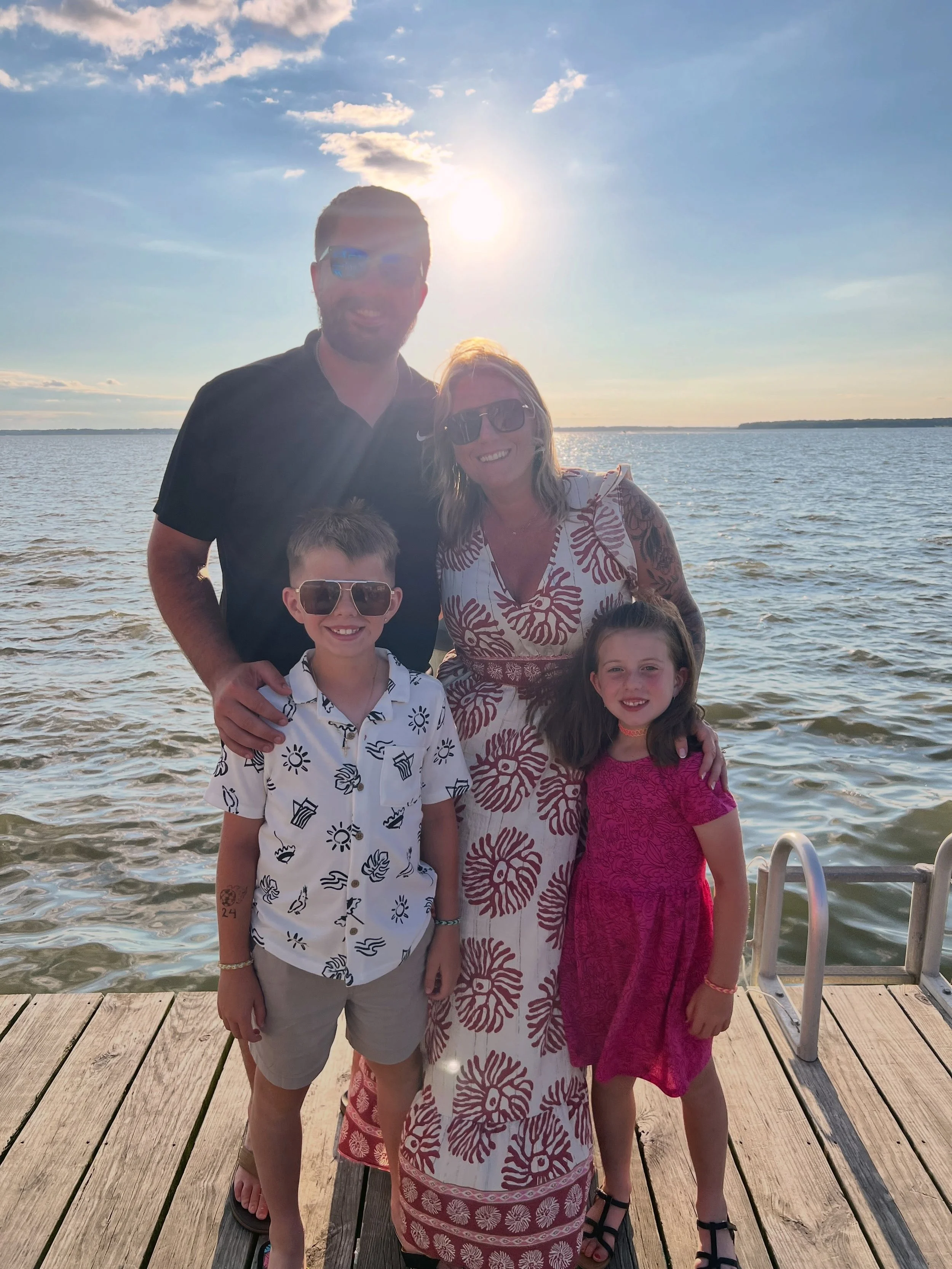 We closed out July with another great family vaca in Ocean City, Maryland! Feeling extra lucky for the sunshine, the laughs, the memories, and getting to slow down and soak up time with the people I love most. ❤️