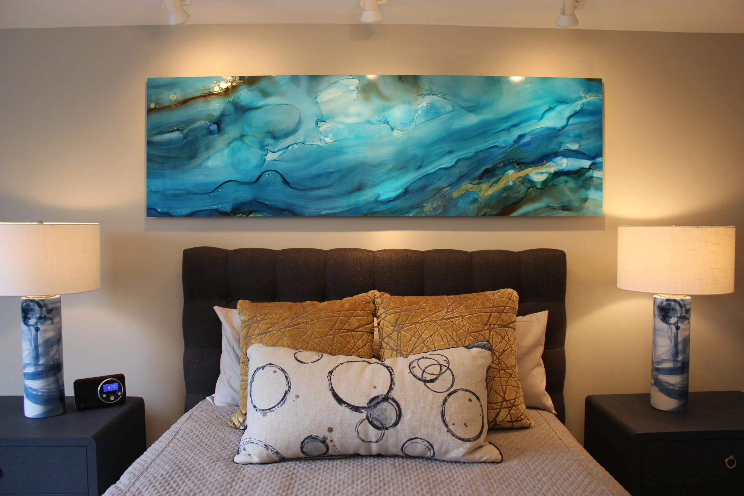 Don't Hold Your Breath - Our Latest Custom Artwork Evokes the Feeling of Being Under Water.