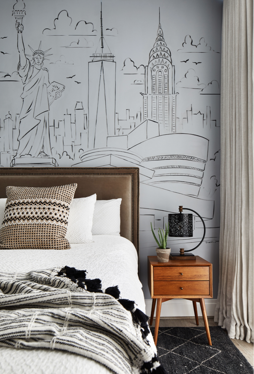 New York themed bedroom